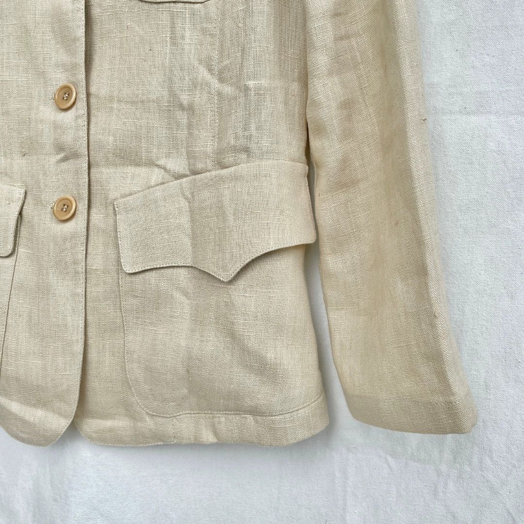 Armani ARMANI 1970s Vintage Stand Collar Blazer Size US M / EU 48-50 / 2 - 7 Thumbnail