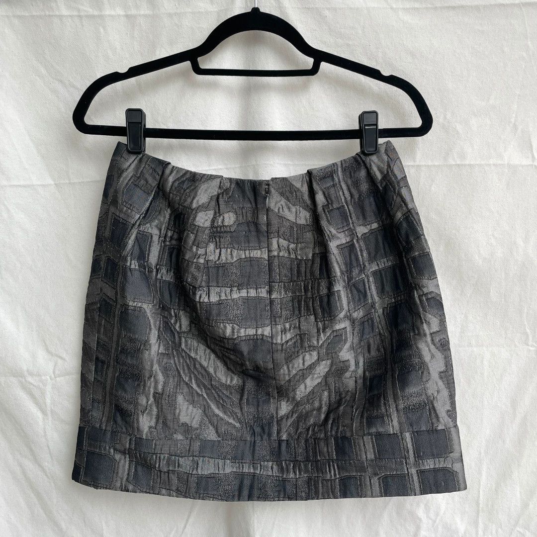 Issey Miyake Issey Miyake 1990s Relief Pattern Skirt Size 38" / US 16 / IT 52 - 2 Thumbnail