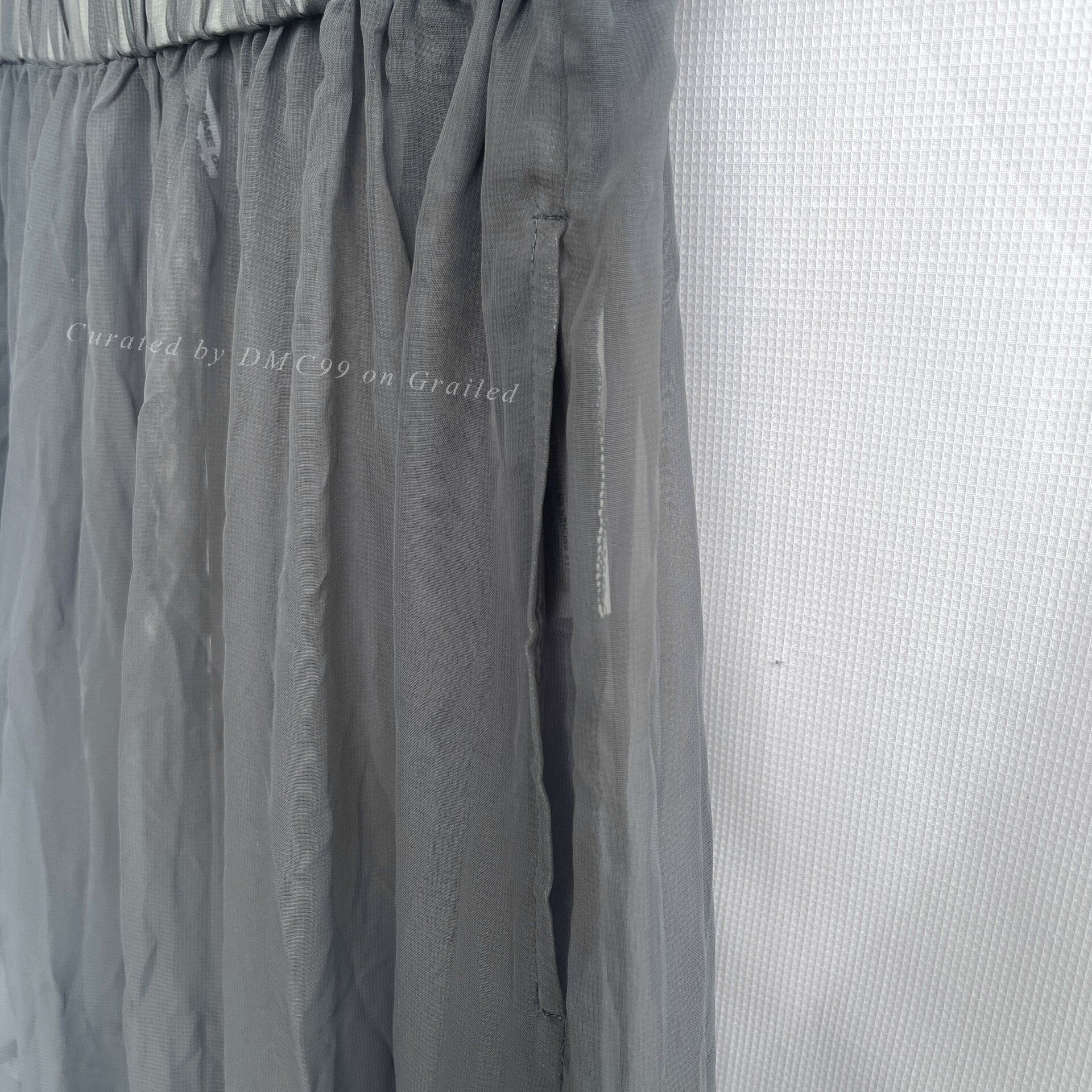 Rei Kawakubo Comme des Garcons Vintage Pleated Tulle Skirt Size 34" / US 12 / IT 48 - 4 Thumbnail