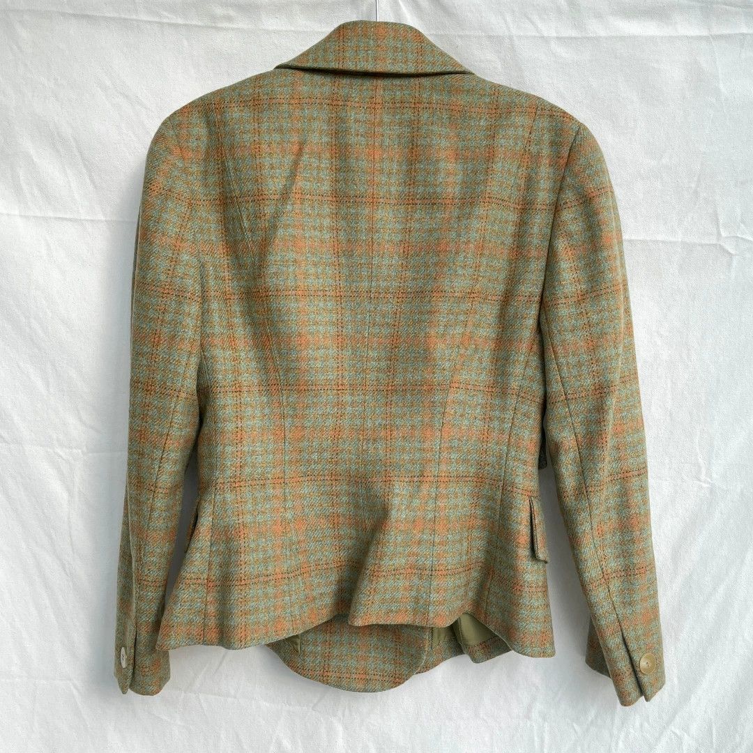 Junko Shimada Junko Shimada Plaid Wool Suit Set Size S / US 4 / IT 40 - 3 Thumbnail