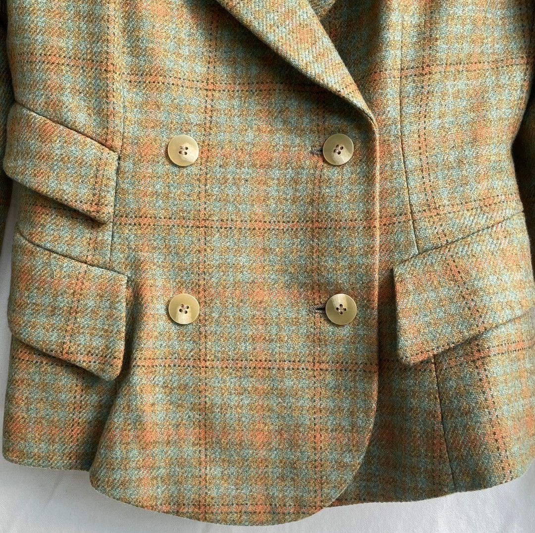 Junko Shimada Junko Shimada Plaid Wool Suit Set Size S / US 4 / IT 40 - 4 Thumbnail