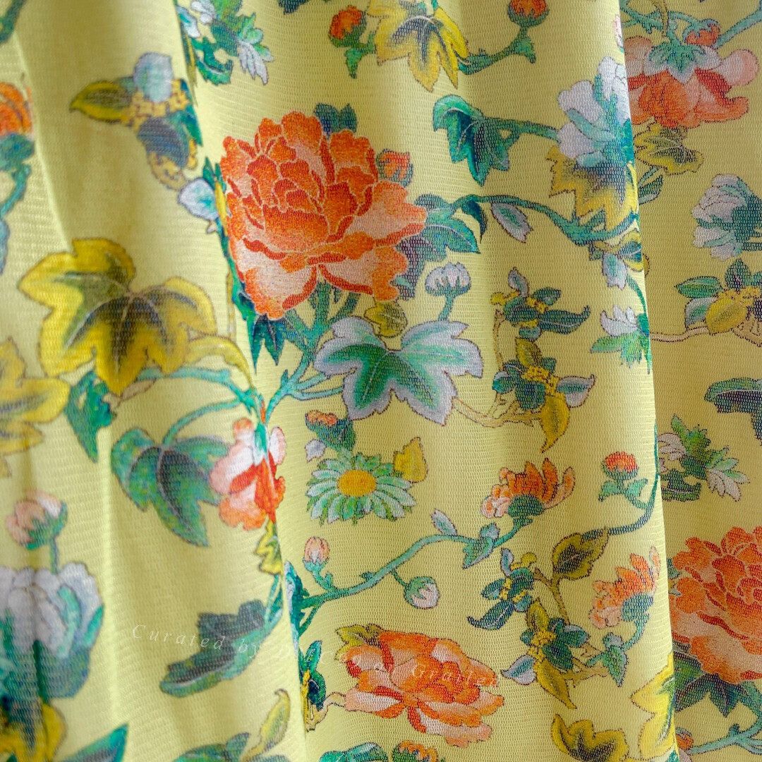 Vivienne Tam Vivienne Tam Vintage Chinese Floral Tulle Skirt Size 32" / US 10 / IT 46 - 2 Thumbnail