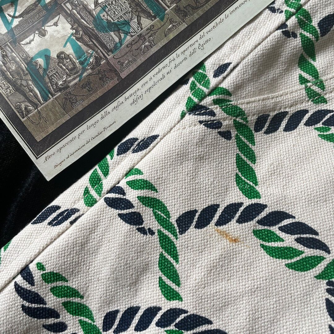 Tory Burch Tory Burch Vintage Rope Print Canvas Skirt Size 36" / US 14 / IT 50 - 3 Thumbnail