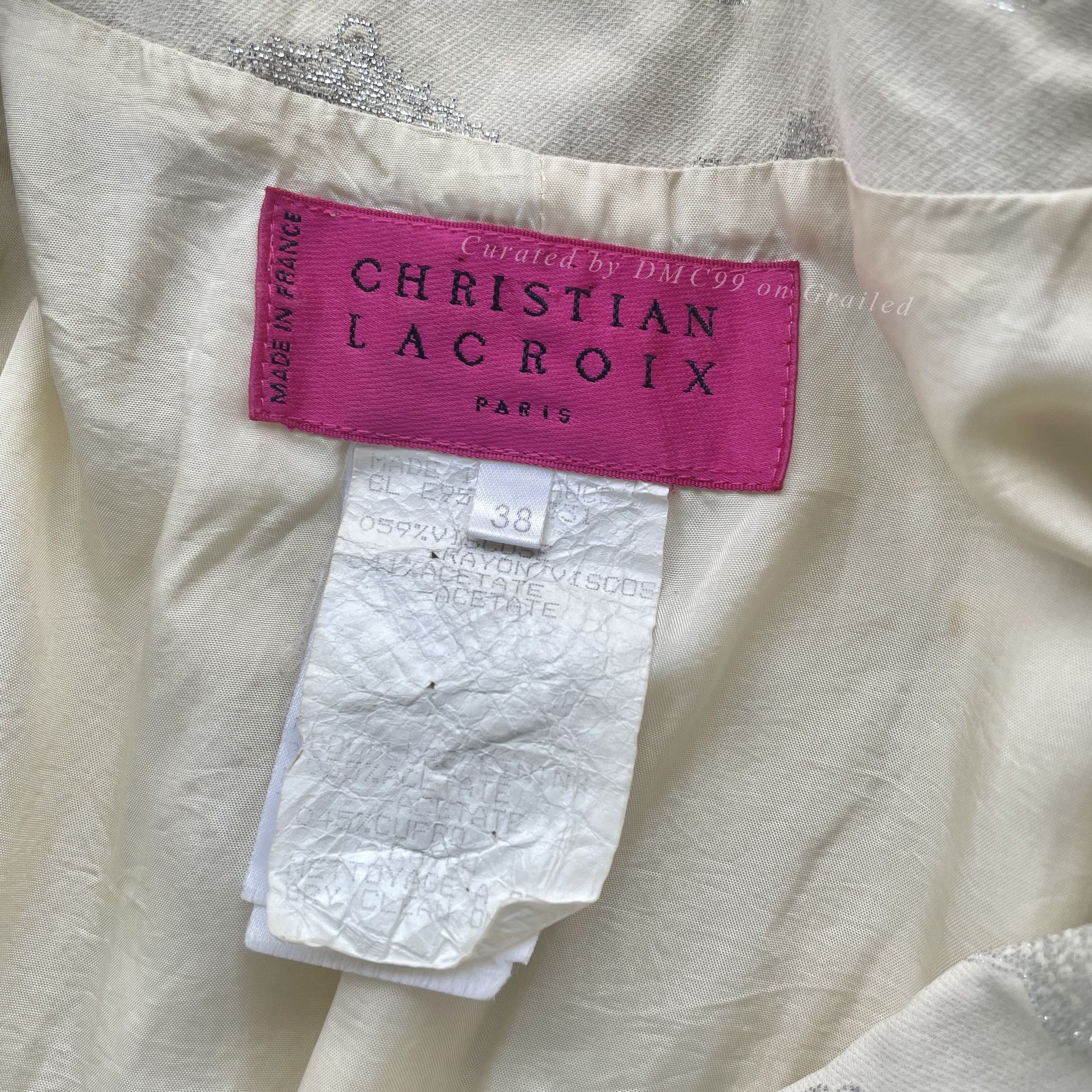 Christian Lacroix Christian Lacroix Vintage Haute Couture Jacket Size S / US 4 / IT 40 - 6 Thumbnail