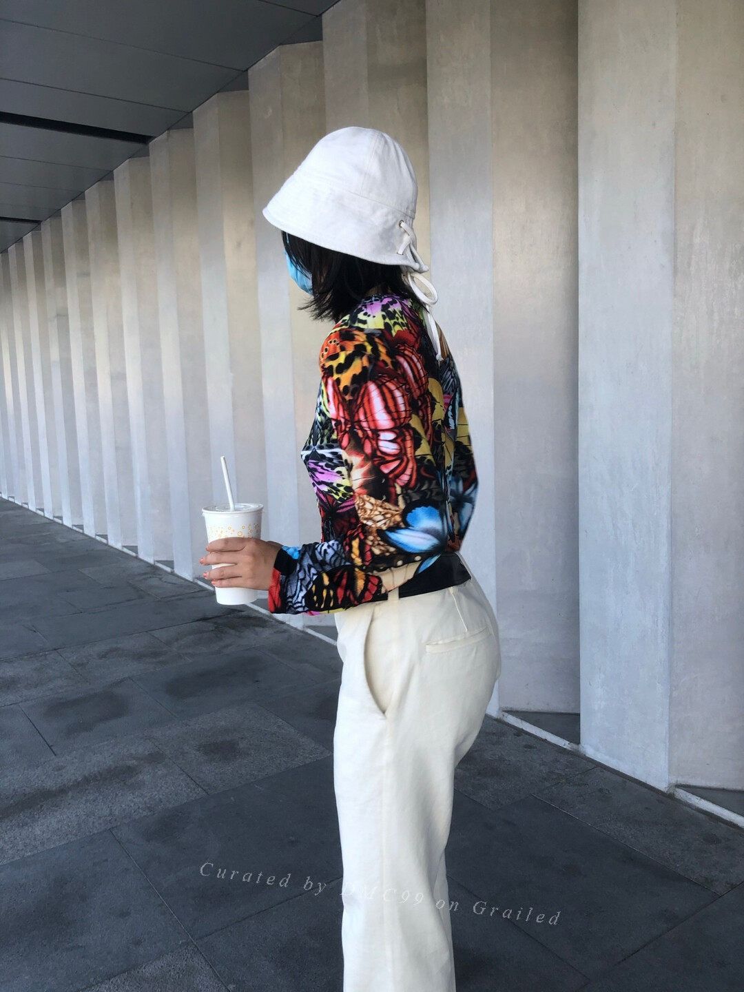Versace Versace Vintage 90s Butterfly Top Size L / US 10 / IT 46 - 9 Thumbnail