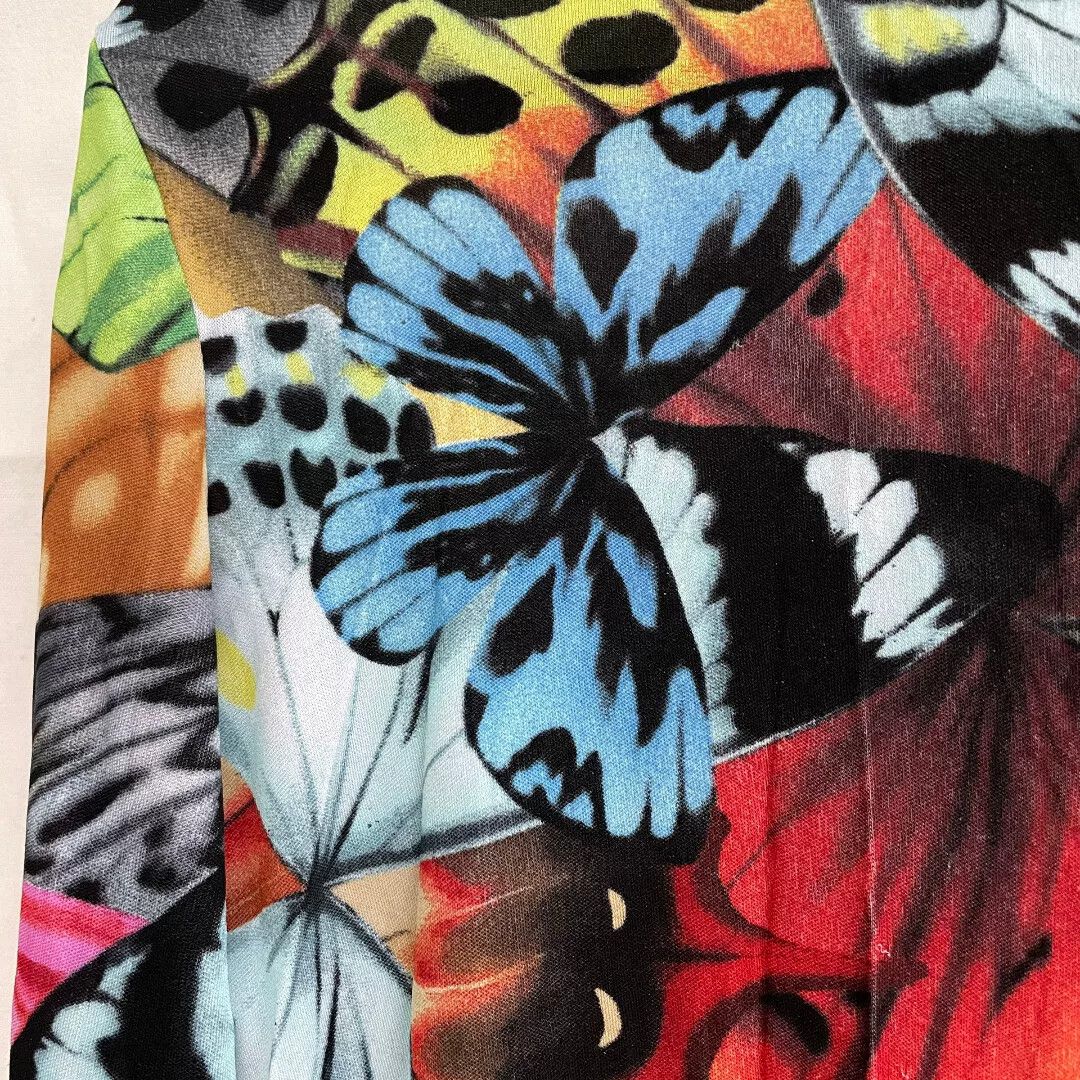 Versace Versace Vintage 90s Butterfly Top Size L / US 10 / IT 46 - 3 Thumbnail