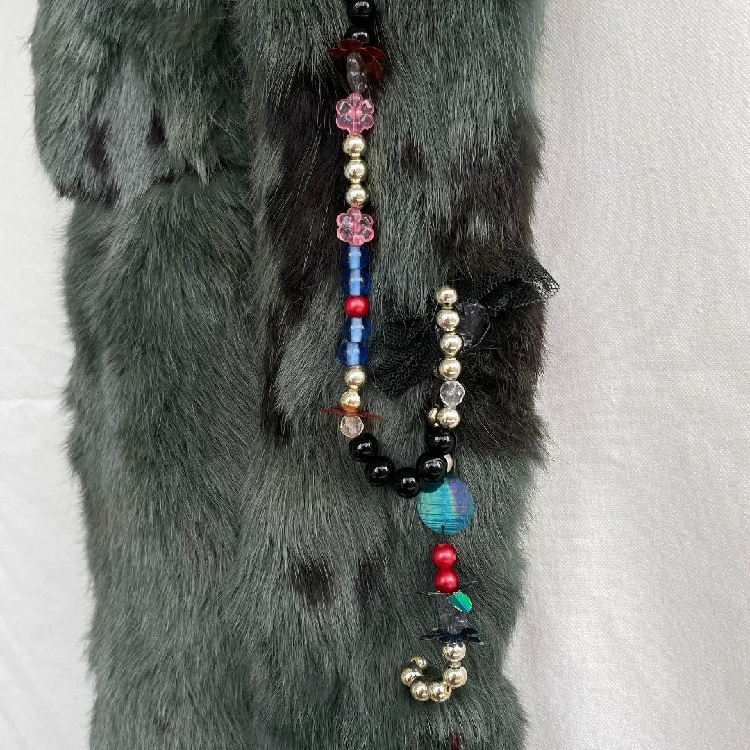 Christian Lacroix Christian Lacroix Vintage Rabbit Fur Scarf Size ONE SIZE - 4 Thumbnail