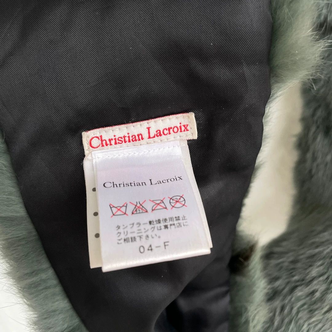 Christian Lacroix Christian Lacroix Vintage Rabbit Fur Scarf Size ONE SIZE - 7 Thumbnail
