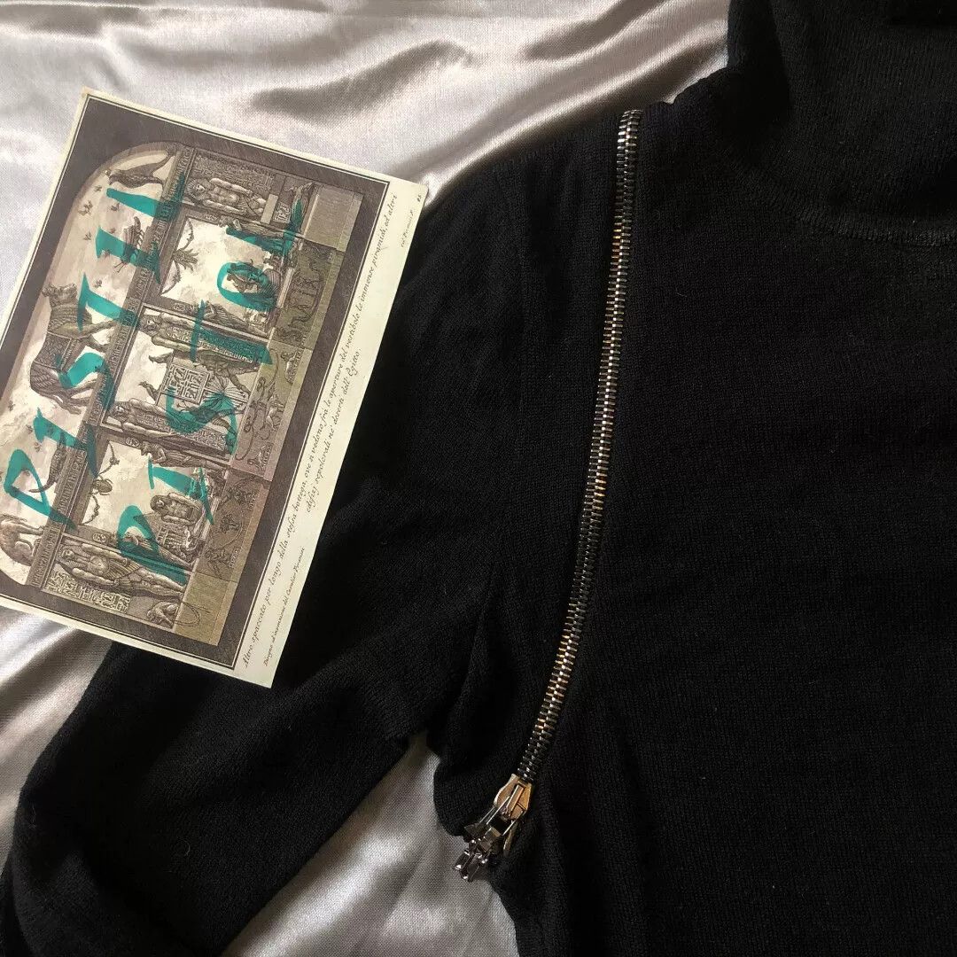 Versace Versace Vintage Knit Zipper Sleeve Top Size S / US 4 / IT 40 - 5 Thumbnail