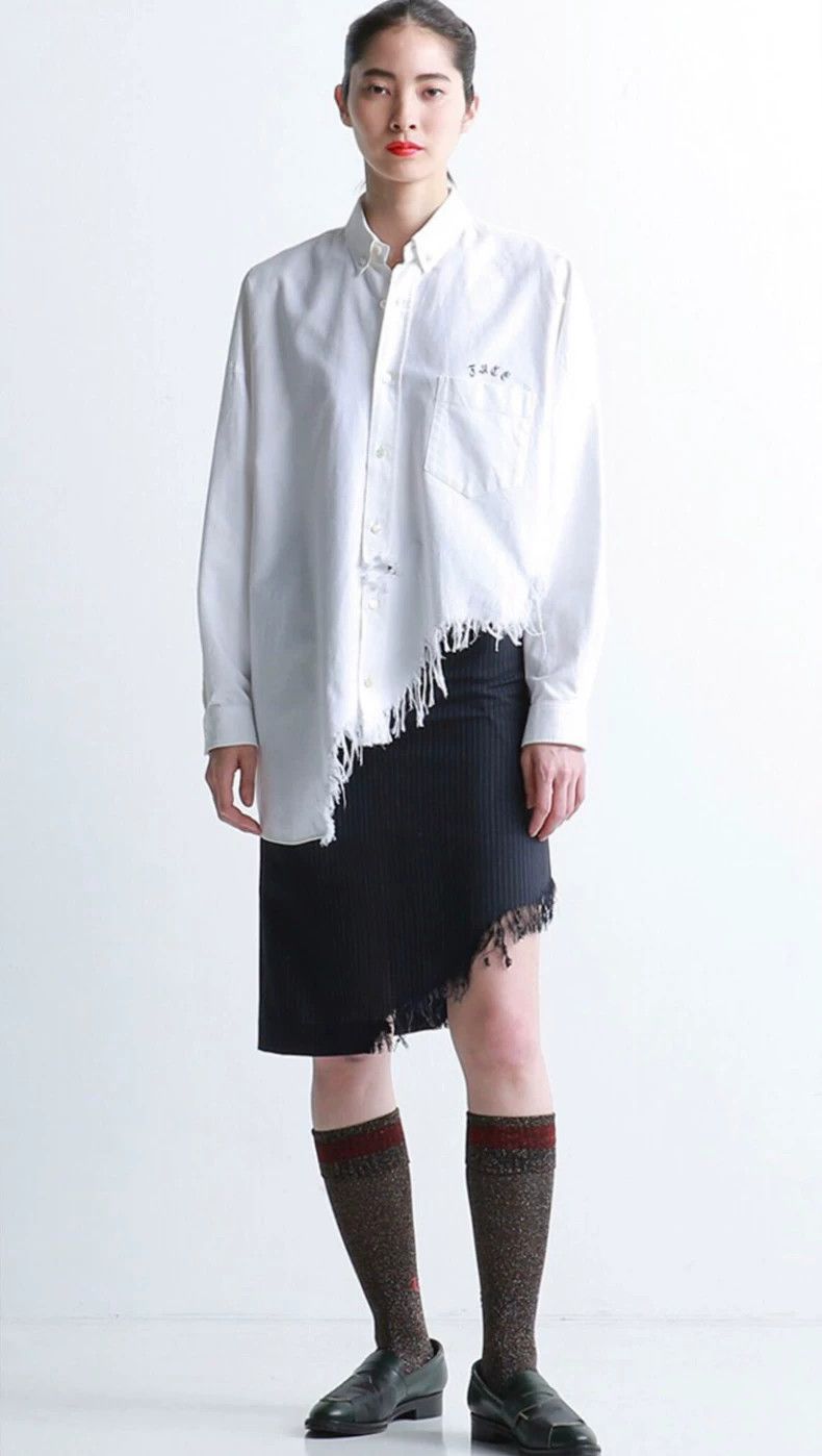 Facetasm Facetasm 2018SS Asymmetric Deconstructed Shirt Size S / US 4 / IT 40 - 8 Thumbnail