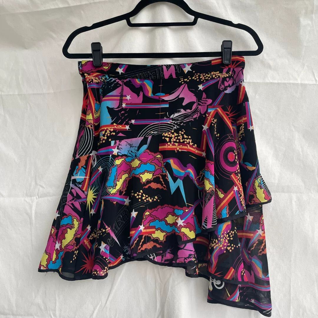 Hysteric Glamour Hysteric Glamour Punk Print Mini Skirt Size 27" / US 4 / IT 40 - 2 Thumbnail