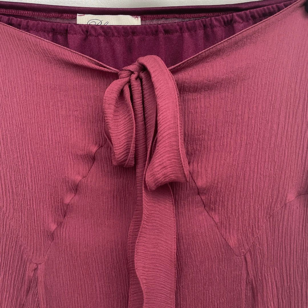 Blumarine Blumarine 1990s Silk Skirt Size 40" / US 18 - 3 Thumbnail