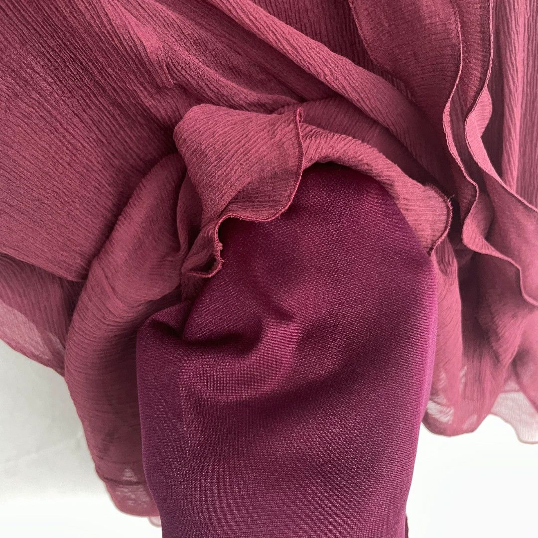 Blumarine Blumarine 1990s Silk Skirt Size 40" / US 18 - 6 Thumbnail