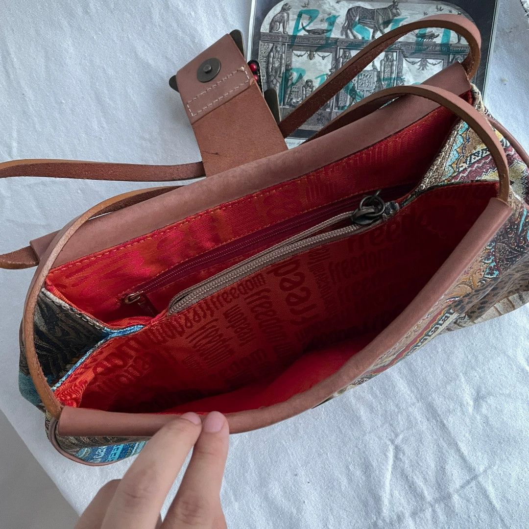 Roberto Cavalli Roberto Cavalli 90s Patchwork Underarm Bag Size ONE SIZE - 6 Thumbnail