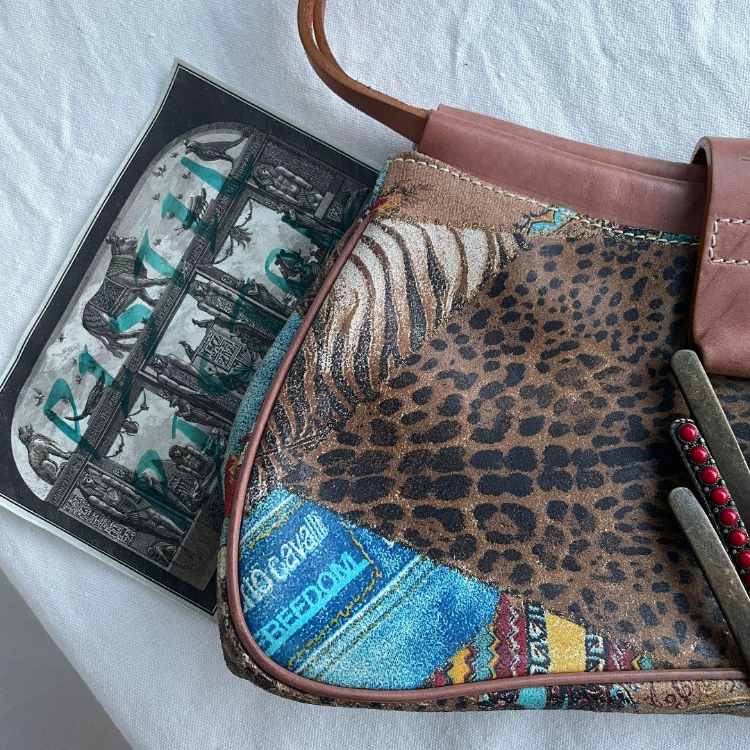Roberto Cavalli Roberto Cavalli 90s Patchwork Underarm Bag Size ONE SIZE - 3 Thumbnail