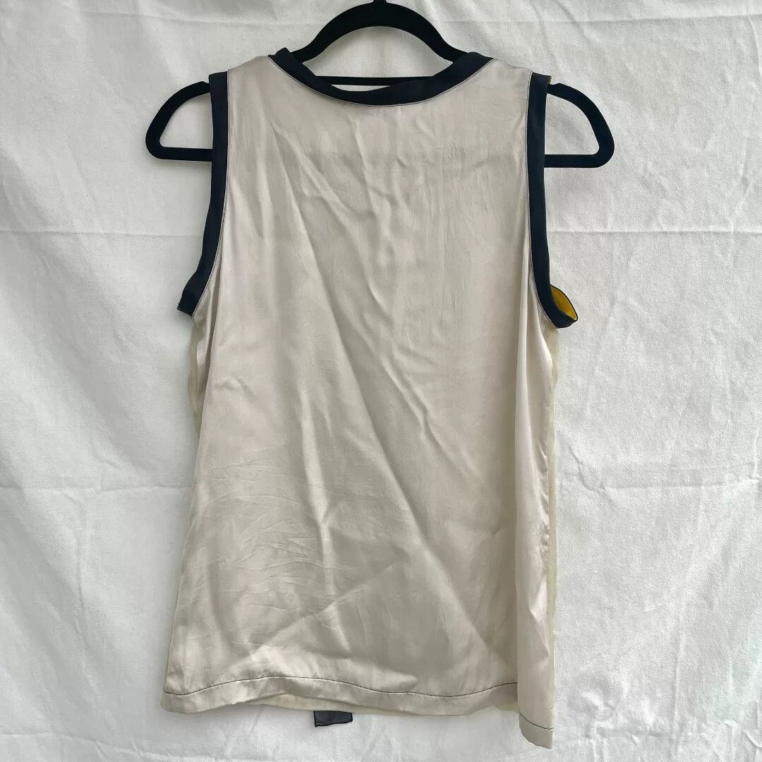 Bottega Veneta Bottega Veneta Silk Geometric Tank Top Size S / US 4 / IT 40 - 2 Thumbnail