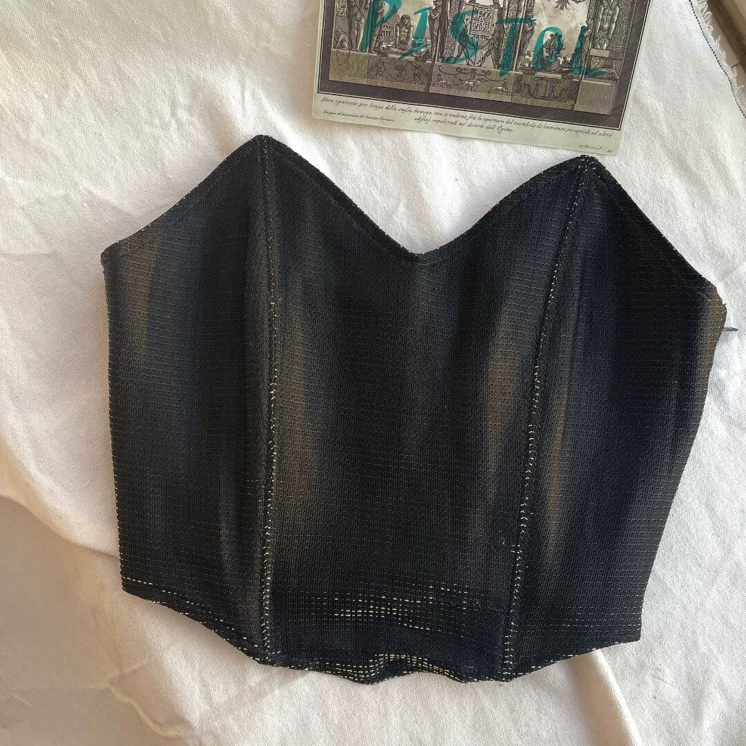 Jean Paul Gaultier Vintage 1980s Goth Corset Jacket Size S / US 4 / IT 40 - 7 Thumbnail