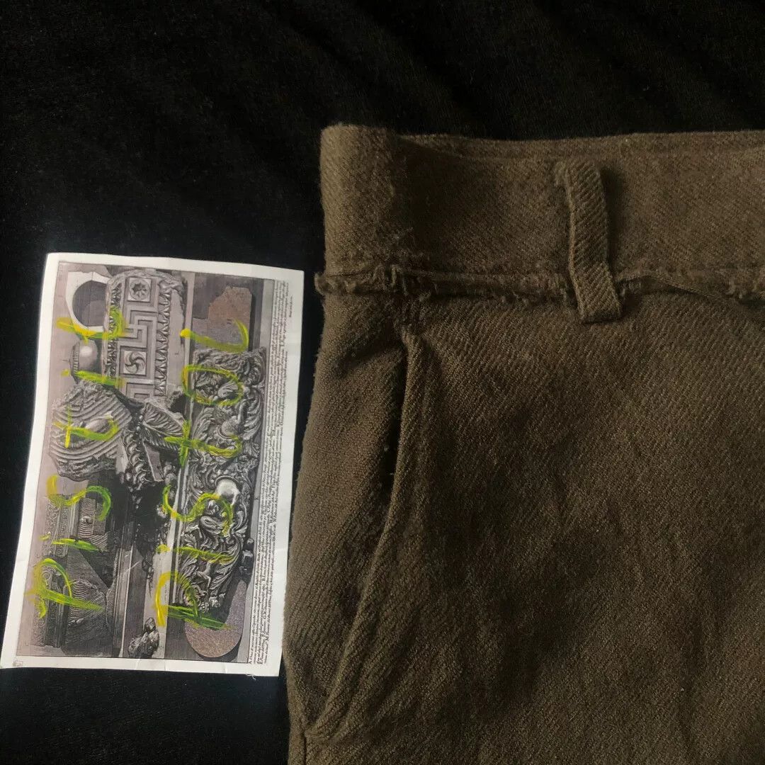 Junya Watanabe Junya Watanabe Vintage Military Green Shorts Size US 26 / EU 42 - 3 Thumbnail