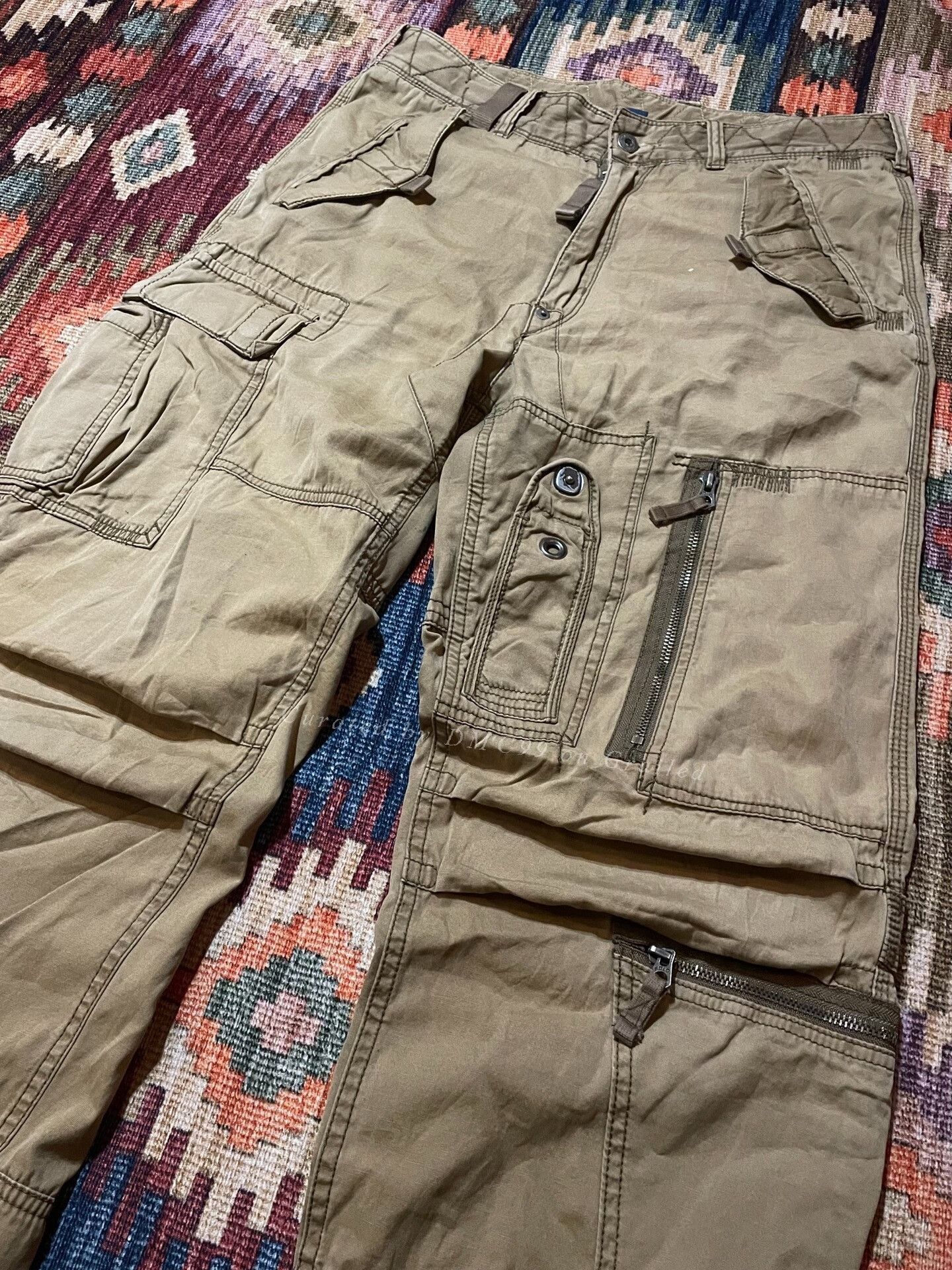 Ralph Lauren Ralph Lauren Rare Khaki Cargo Pants Size US 32 / EU 48 - 3 Thumbnail