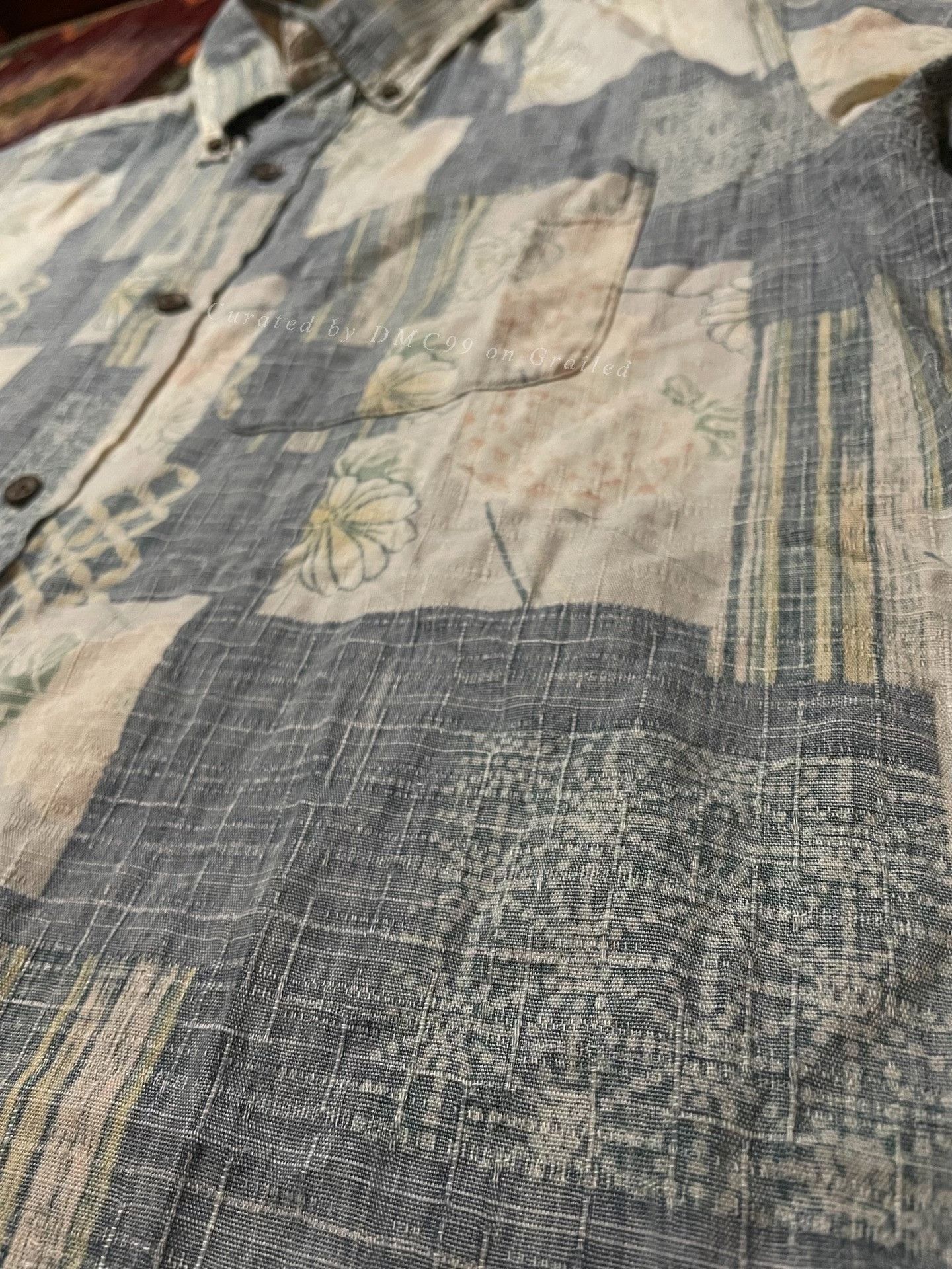 Sugar Cane Sugar Cane Blend Fabric Hawaiian T-shirt Size US M / EU 48-50 / 2 - 5 Thumbnail
