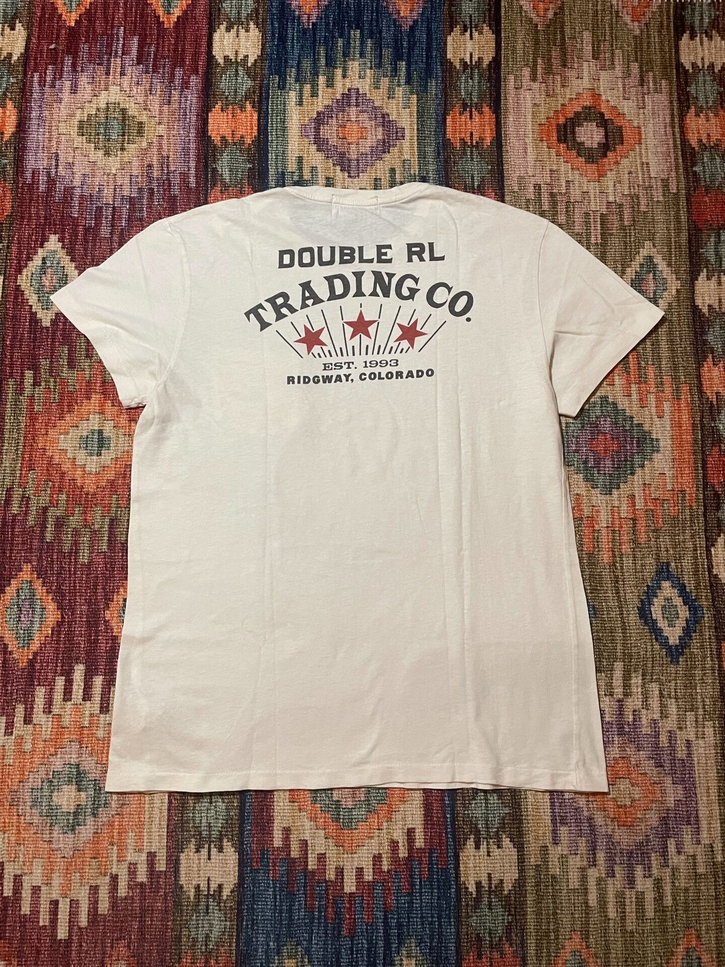 RRL Ralph Lauren RRL Vintage Western Cowboy Print T-Shirt Size US M / EU 48-50 / 2 - 2 Thumbnail