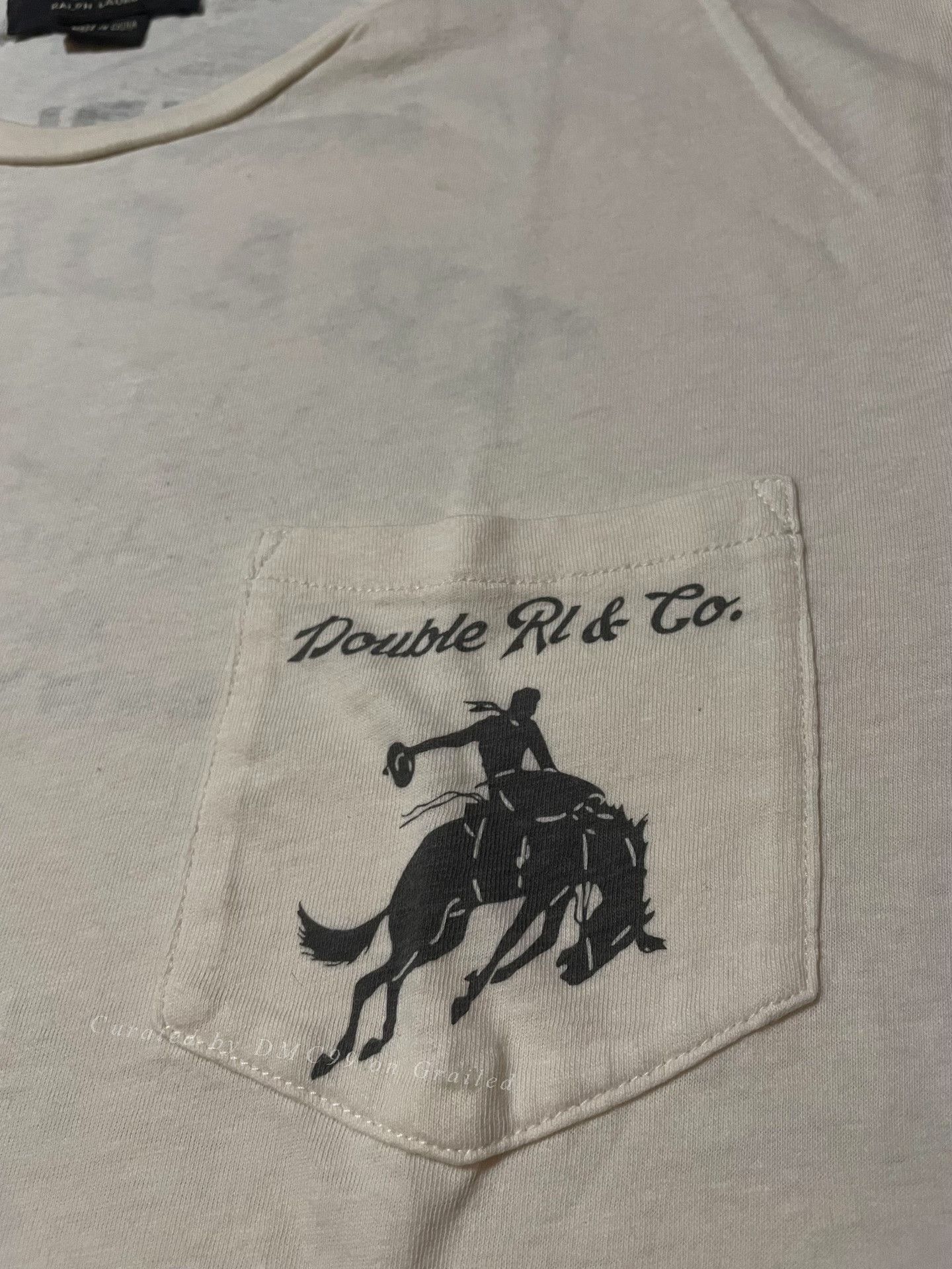 RRL Ralph Lauren RRL Vintage Western Cowboy Print T-Shirt Size US M / EU 48-50 / 2 - 3 Thumbnail