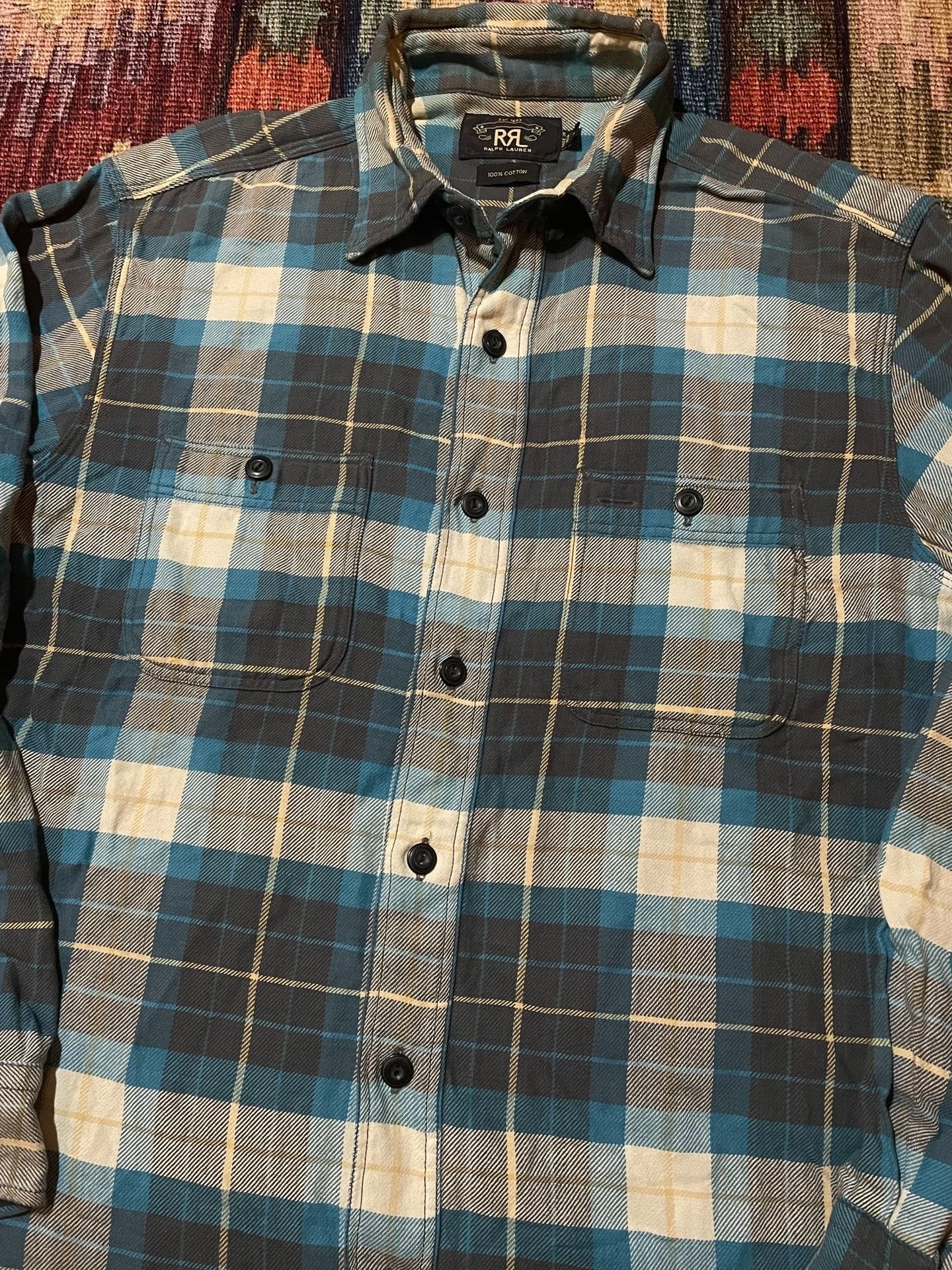 RRL Ralph Lauren RRL Vintage Plaid Work Shirt S Size US S / EU 44-46 / 1 - 4 Thumbnail