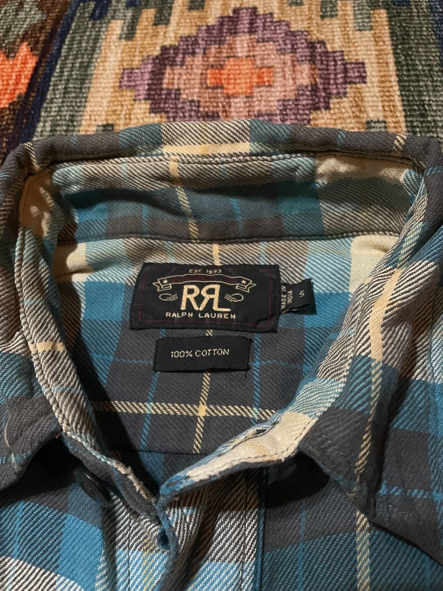 RRL Ralph Lauren RRL Vintage Plaid Work Shirt S Size US S / EU 44-46 / 1 - 3 Thumbnail