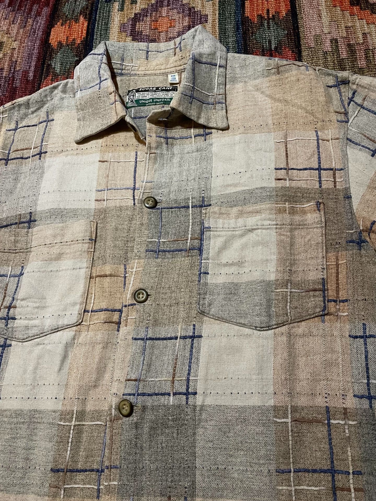 Sugar Cane Sugar Cane Cotton-Linen Blend Jacket Size US M / EU 48-50 / 2 - 4 Thumbnail