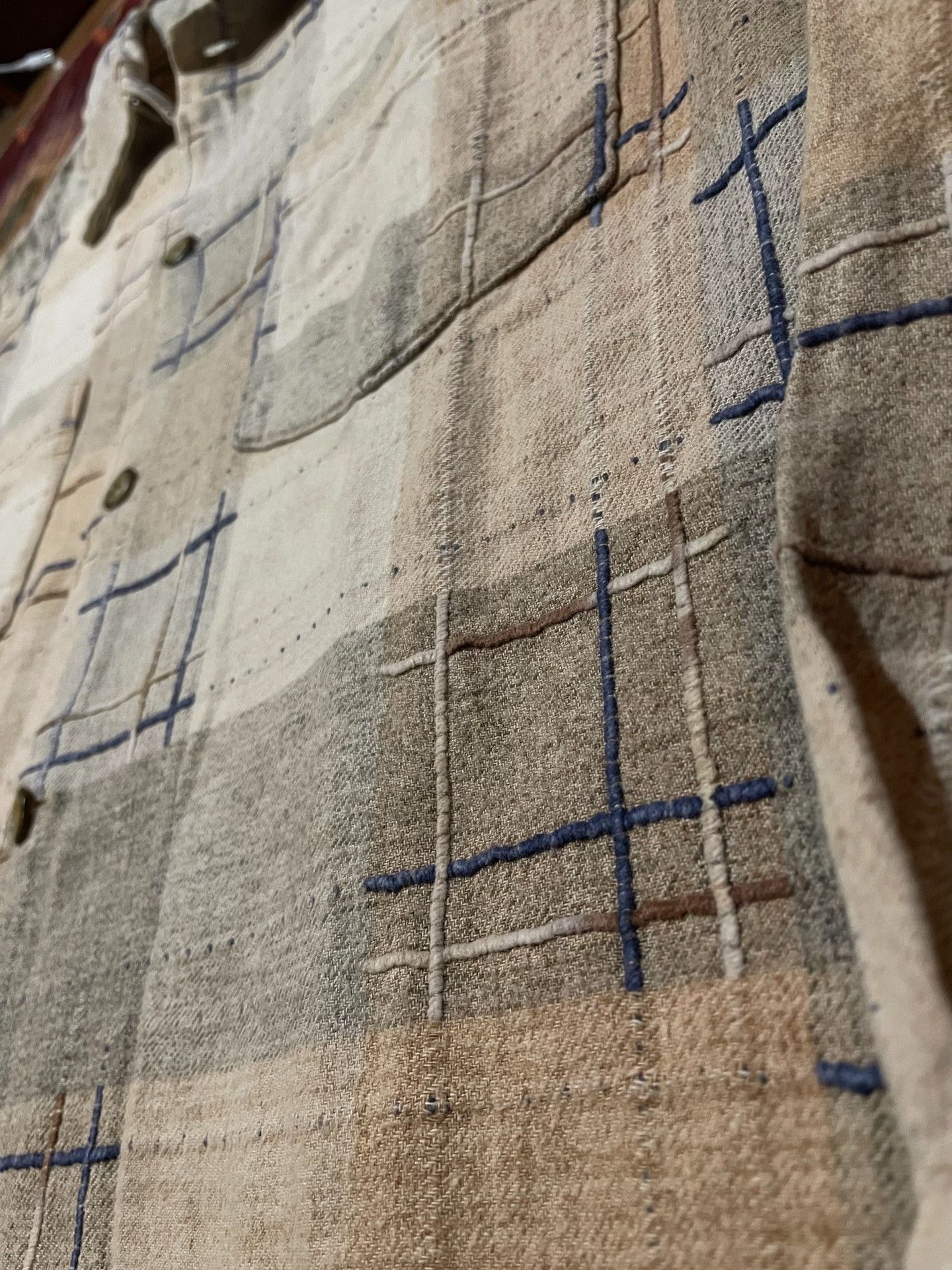 Sugar Cane Sugar Cane Cotton-Linen Blend Jacket Size US M / EU 48-50 / 2 - 5 Thumbnail