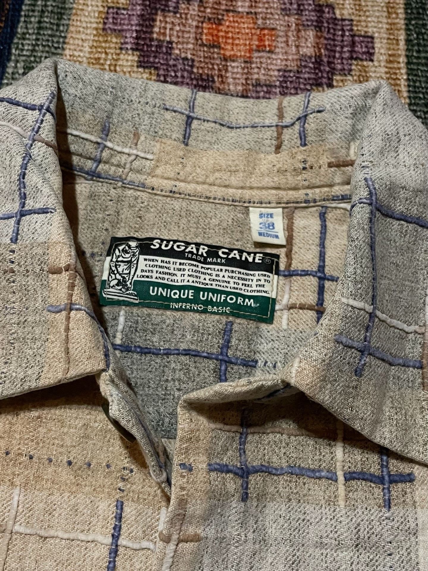 Sugar Cane Sugar Cane Cotton-Linen Blend Jacket Size US M / EU 48-50 / 2 - 3 Thumbnail