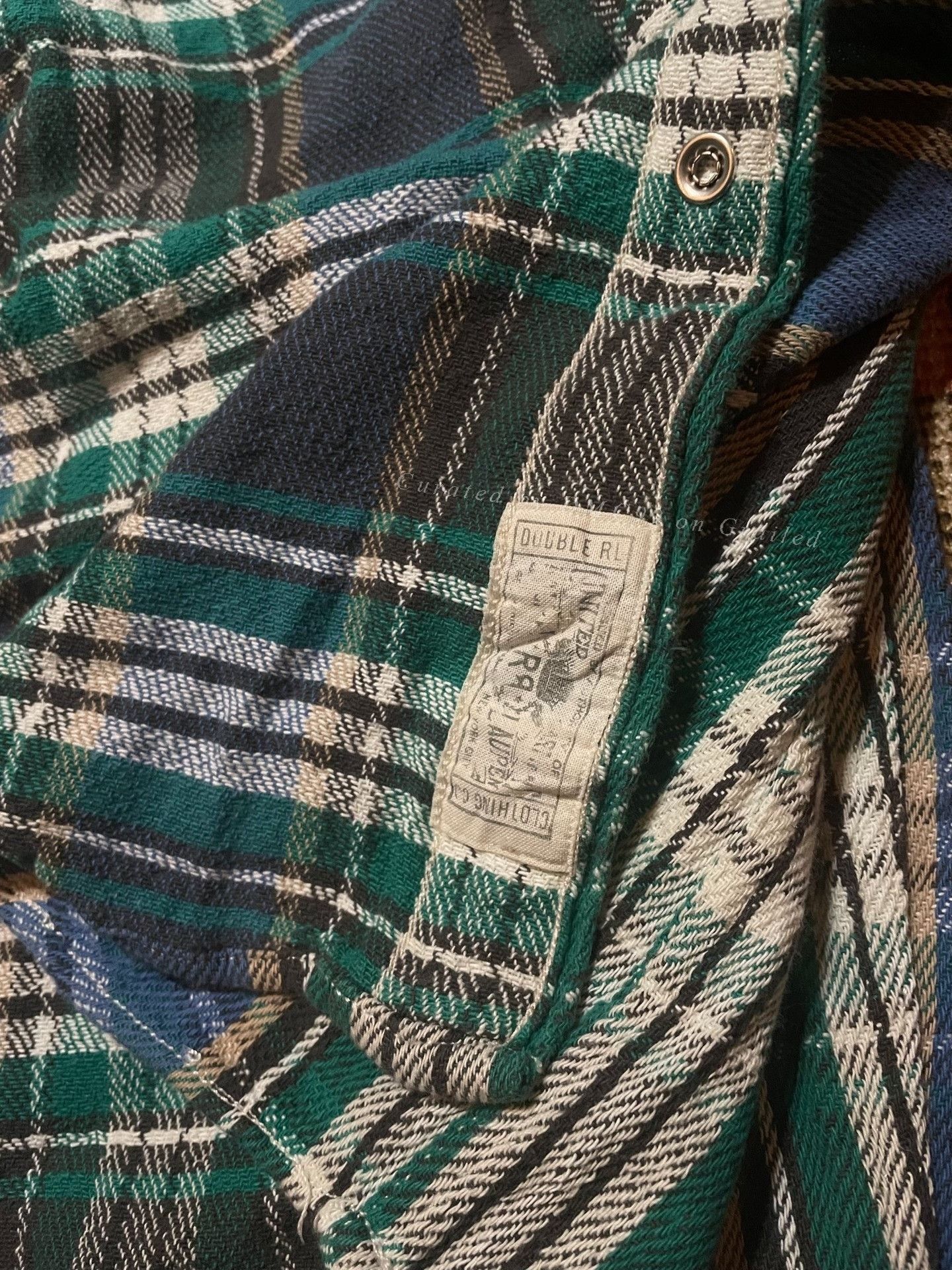 RRL Ralph Lauren RRL Vintage Point Pocket Western Shirt Size US M / EU 48-50 / 2 - 6 Thumbnail
