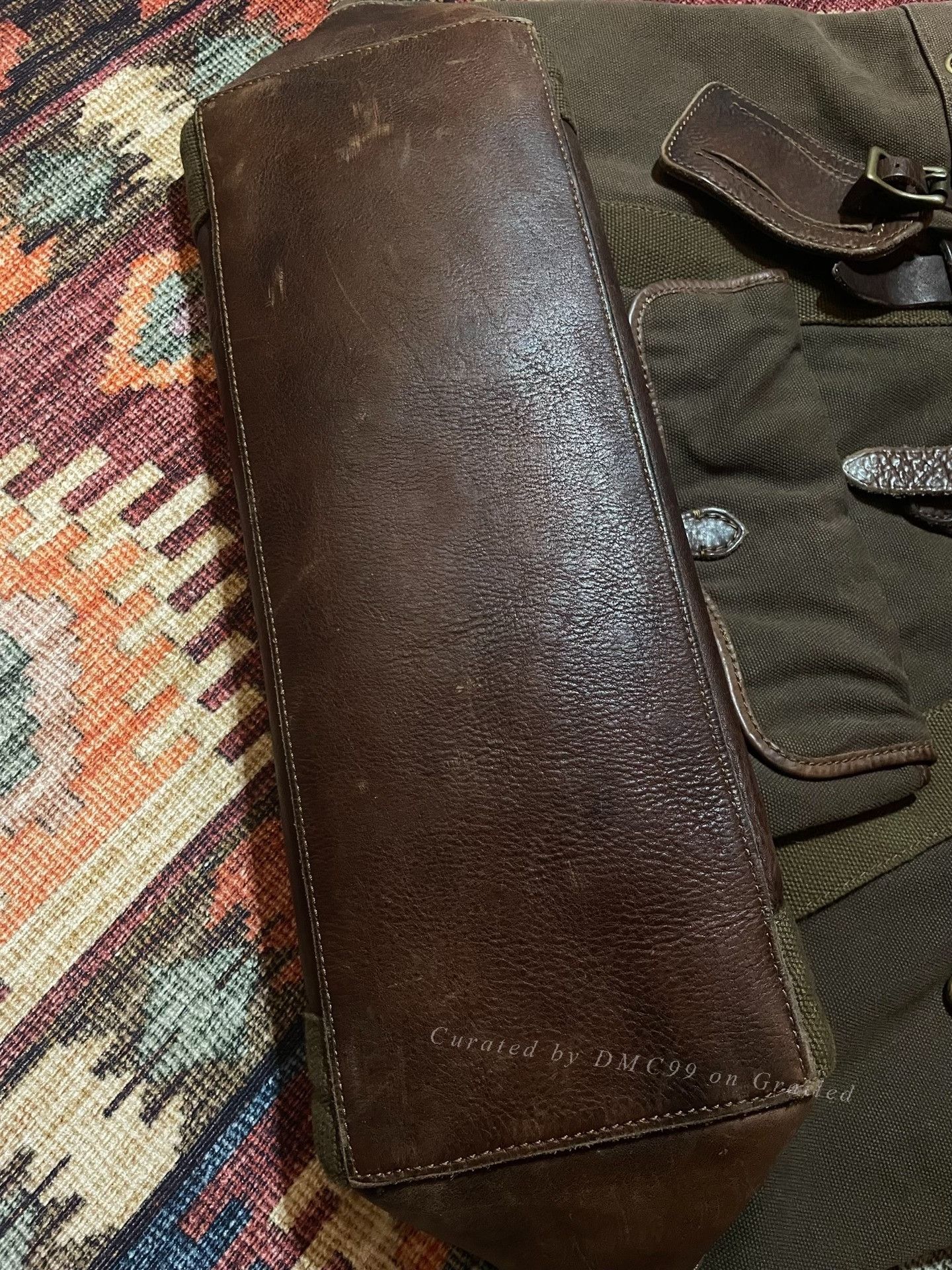 Polo Ralph Lauren RALPH LAUREN POLO Vintage Canvas Leather Tote Size ONE SIZE - 7 Thumbnail