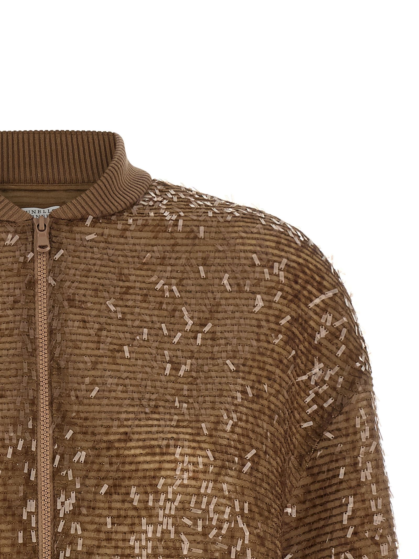Brunello Cucinelli Zip Cardigan Size L / US 10 / IT 46 - 3 Thumbnail