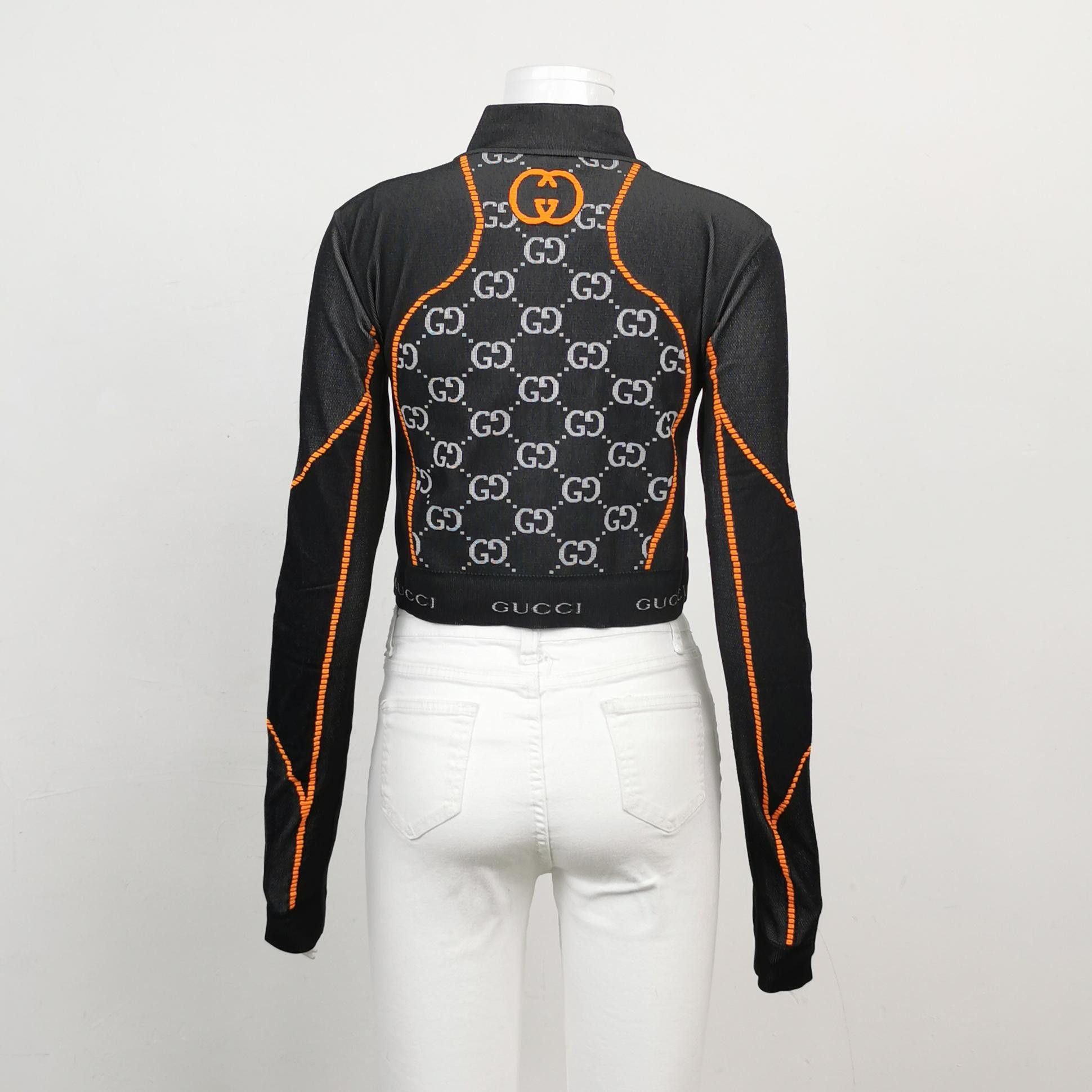 Gucci Gucci Monogram Crop Top Size L Size L / US 10 / IT 46 - 2 Thumbnail