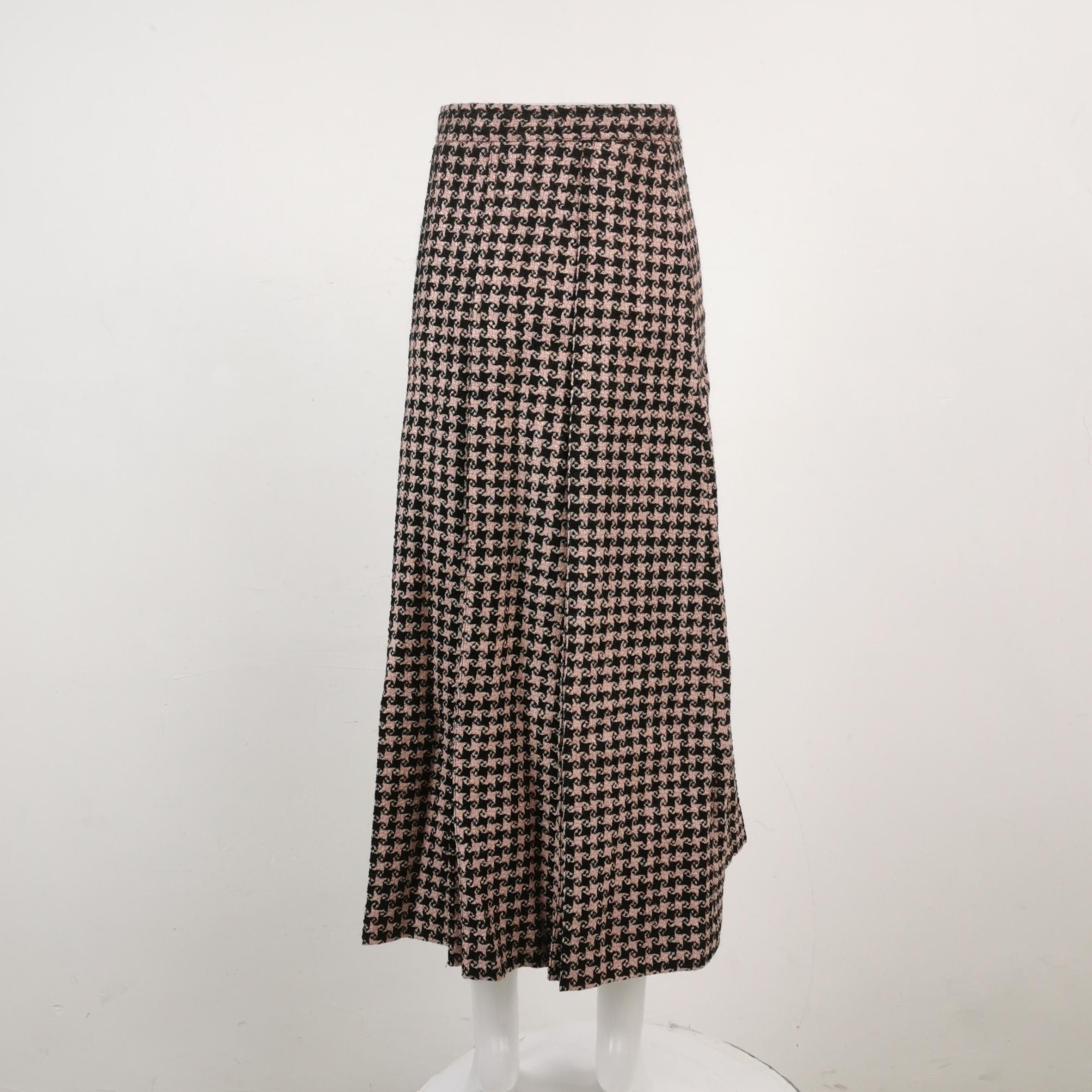 Gucci Gucci Houndstooth Midi Skirt Size 36 Size 25" / US 0 / IT 36 - 2 Thumbnail