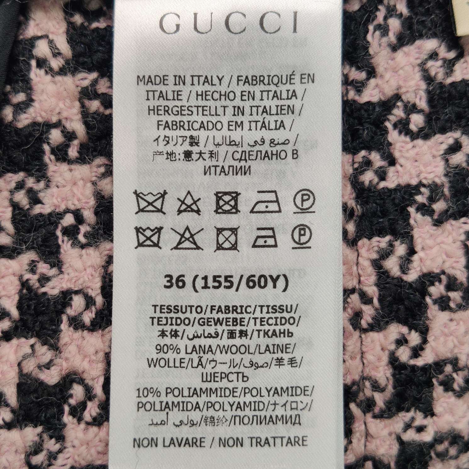Gucci Gucci Houndstooth Midi Skirt Size 36 Size 25" / US 0 / IT 36 - 9 Thumbnail