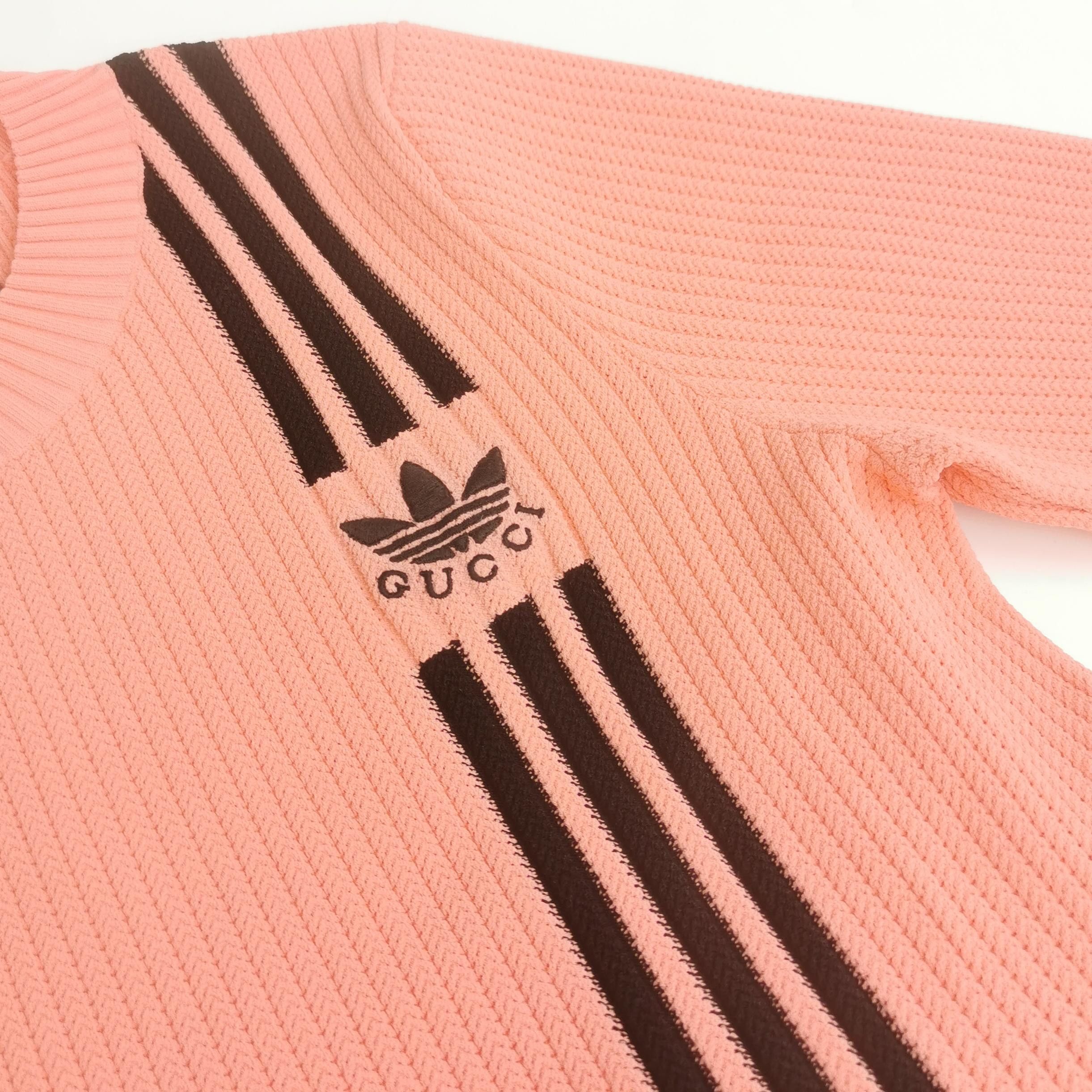 Gucci Gucci x Adidas Logo Knit Sweater Size S Size US S / EU 44-46 / 1 - 3 Thumbnail