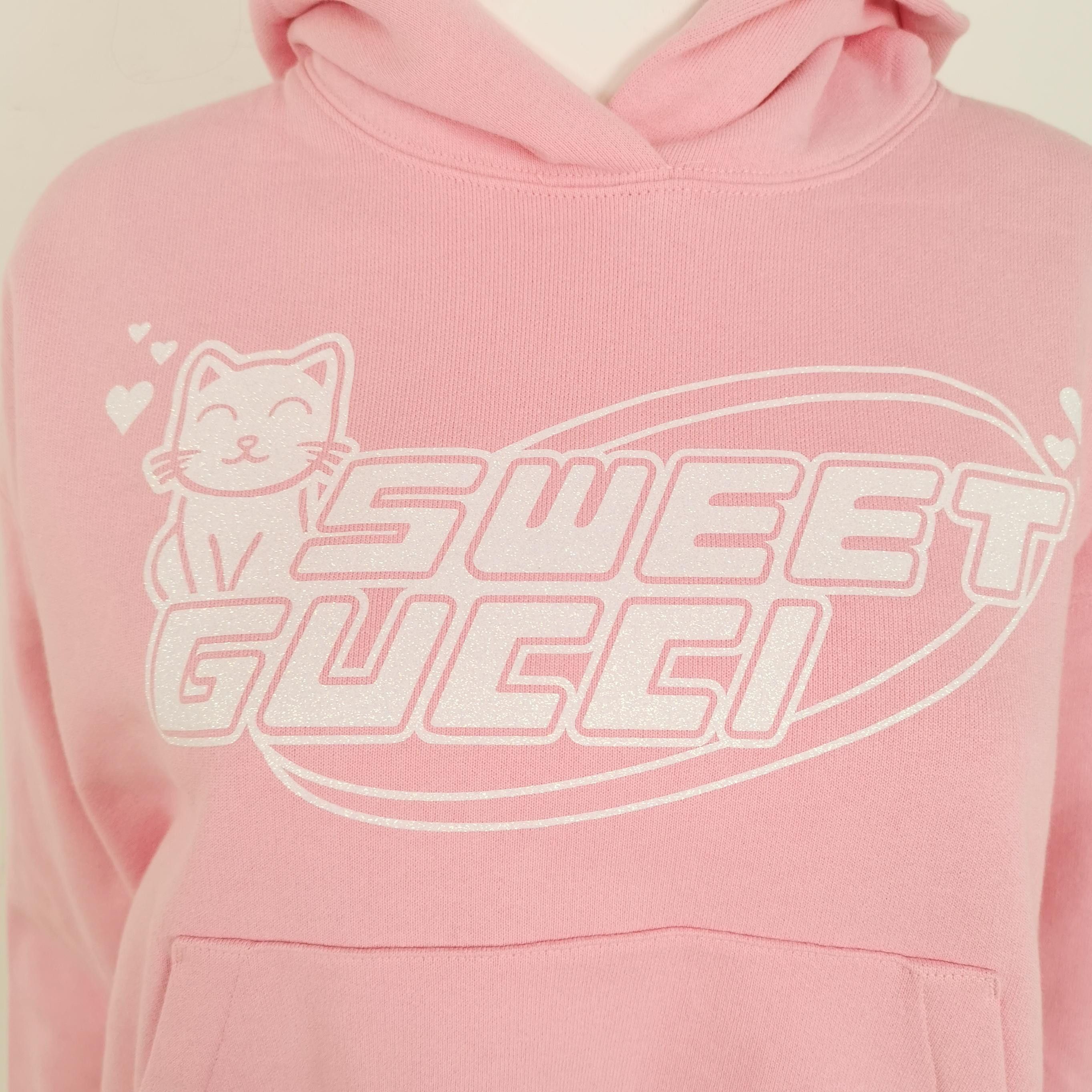 Gucci Gucci Sweet Cat Logo Hoodie Size S Size US S / EU 44-46 / 1 - 3 Thumbnail