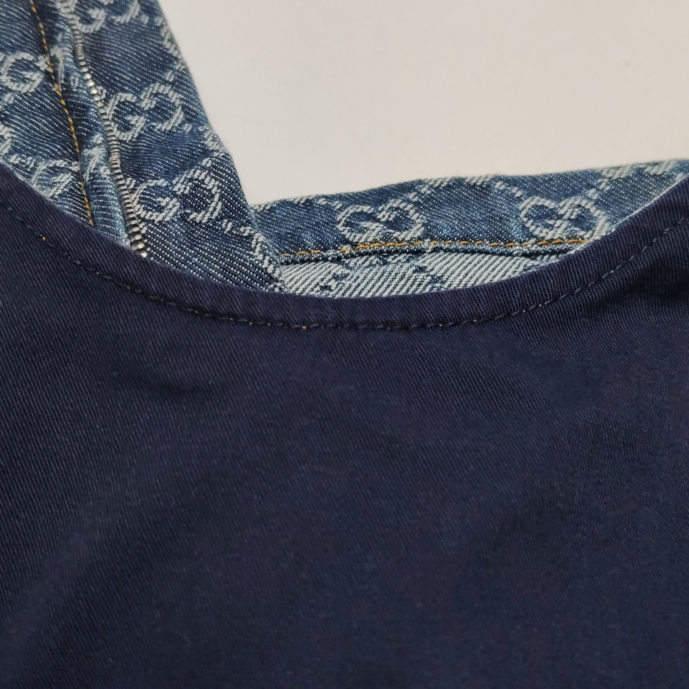 Gucci Gucci GG Denim Mini Dress Size 38 Size XS / US 0-2 / IT 36-38 - 10 Thumbnail