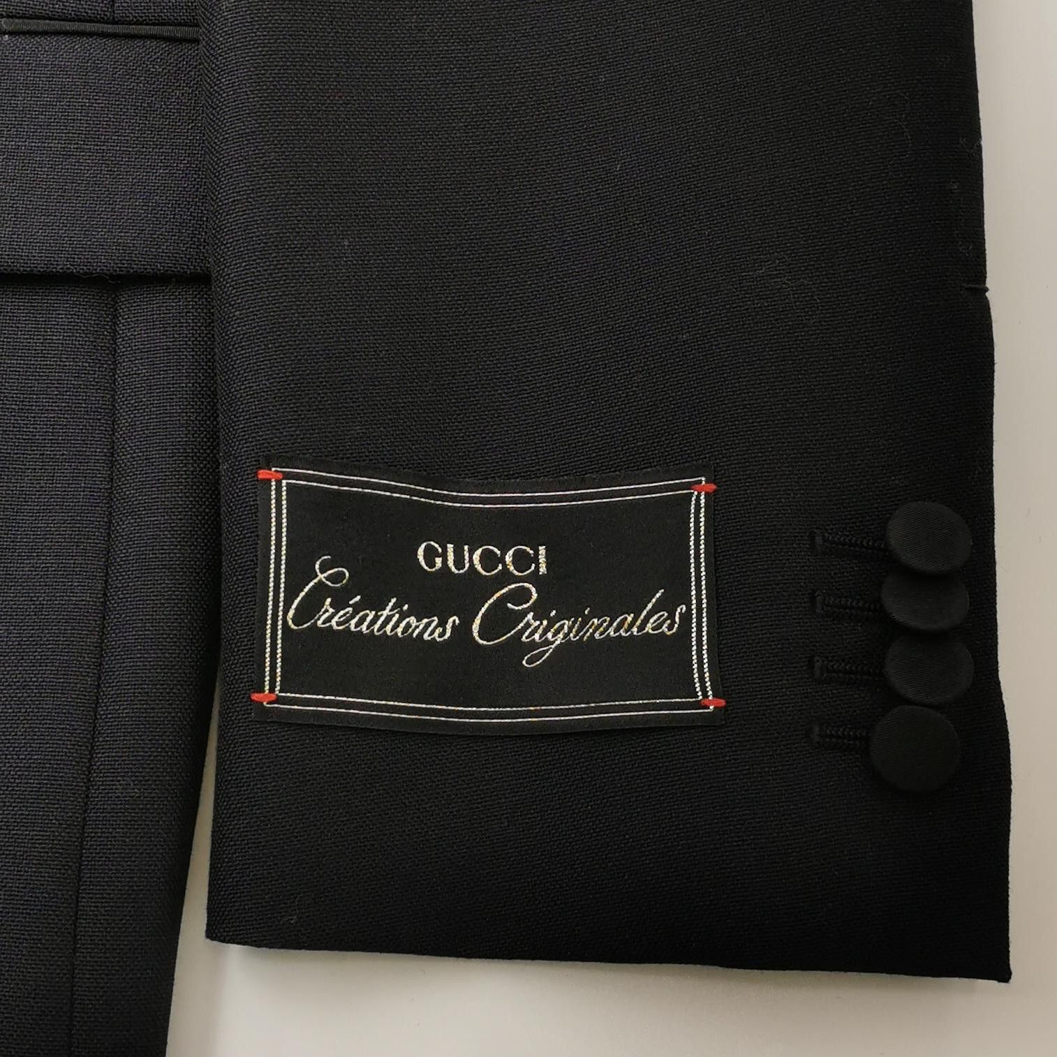 Gucci Gucci Wool Mohair Tuxedo Blazer 34R Size 34R - 3 Thumbnail