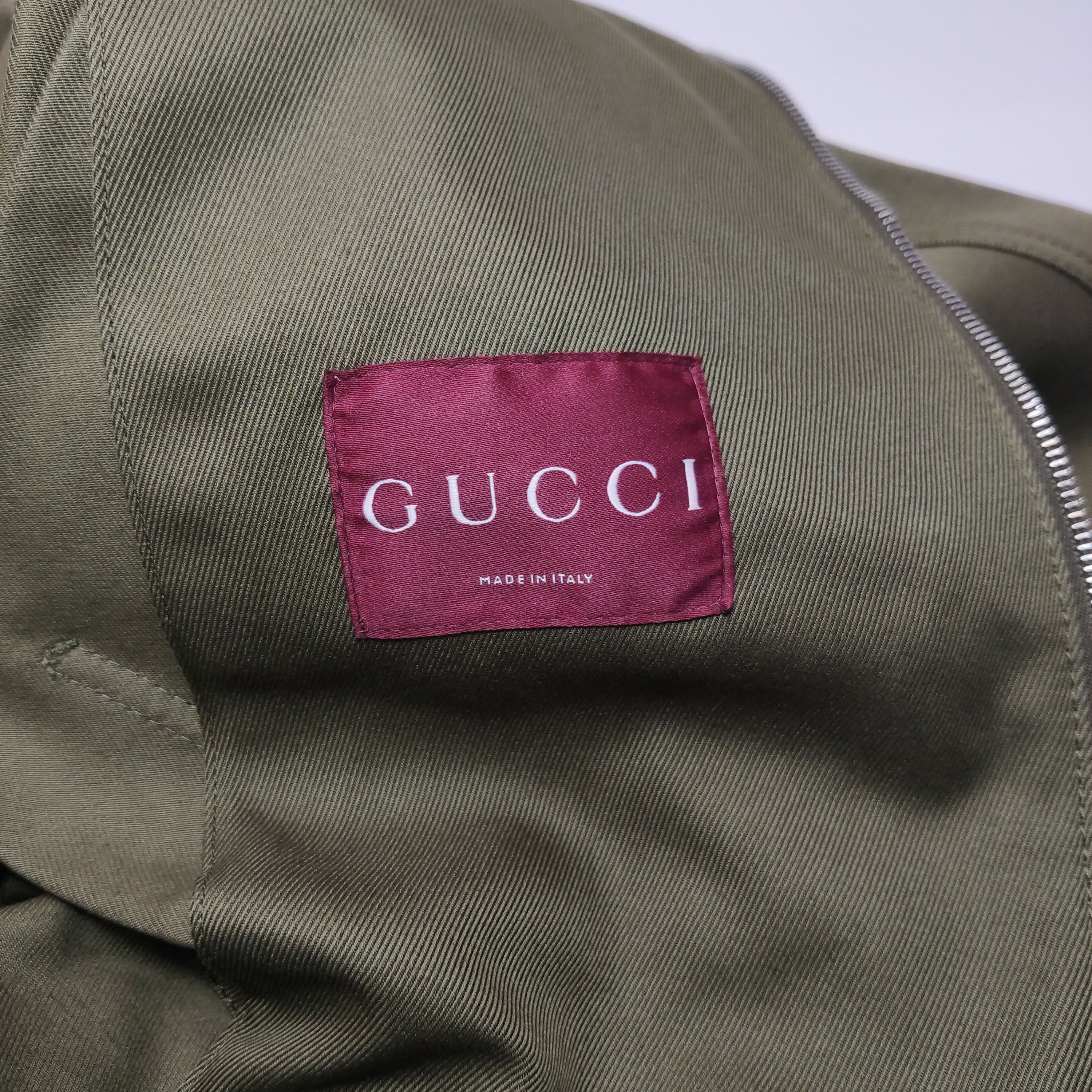 Gucci Gucci Cotton Zip Jacket Size S Size US S / EU 44-46 / 1 - 6 Thumbnail