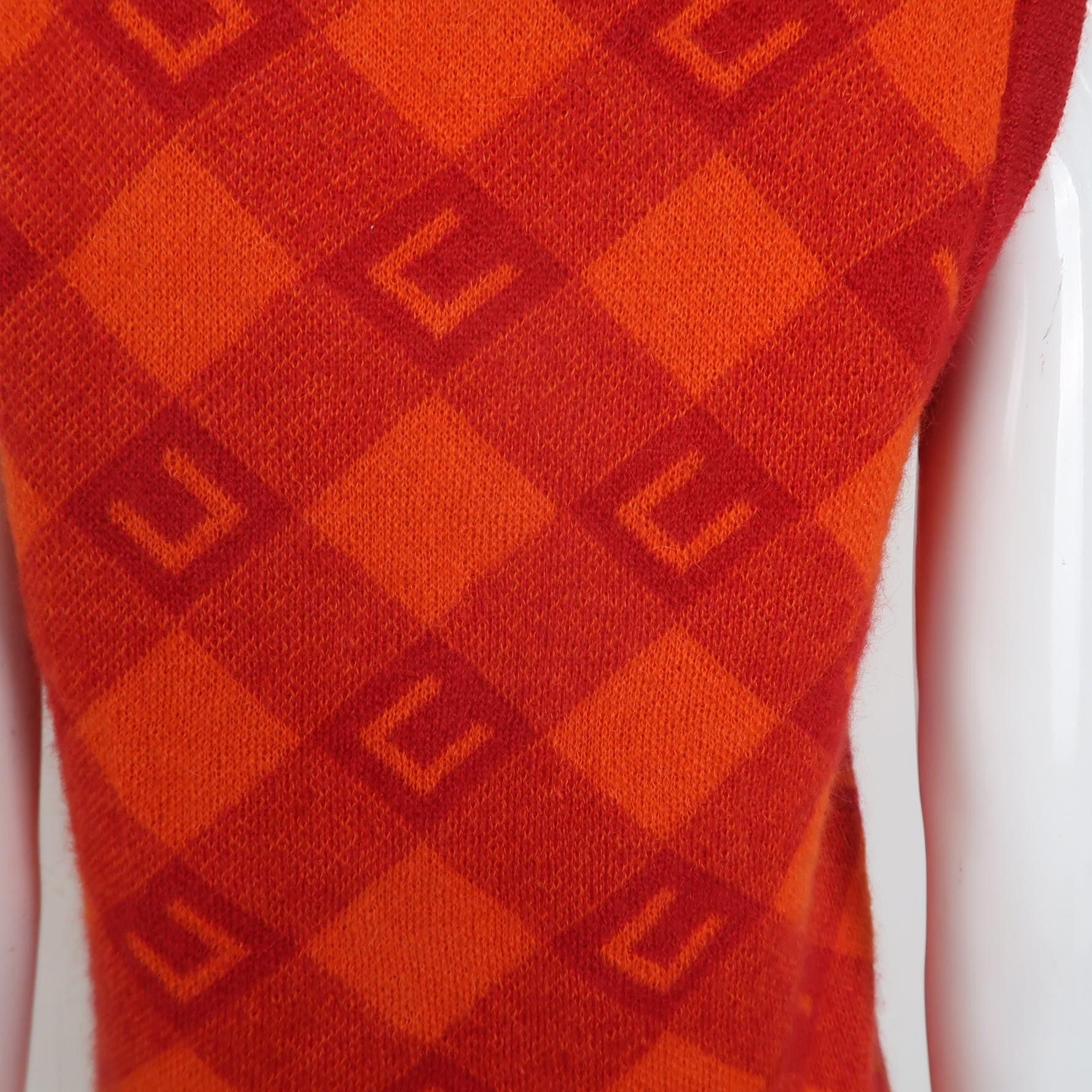 Gucci Gucci Mohair Check Knit Vest Size XS Size XS / US 0-2 / IT 36-38 - 3 Thumbnail