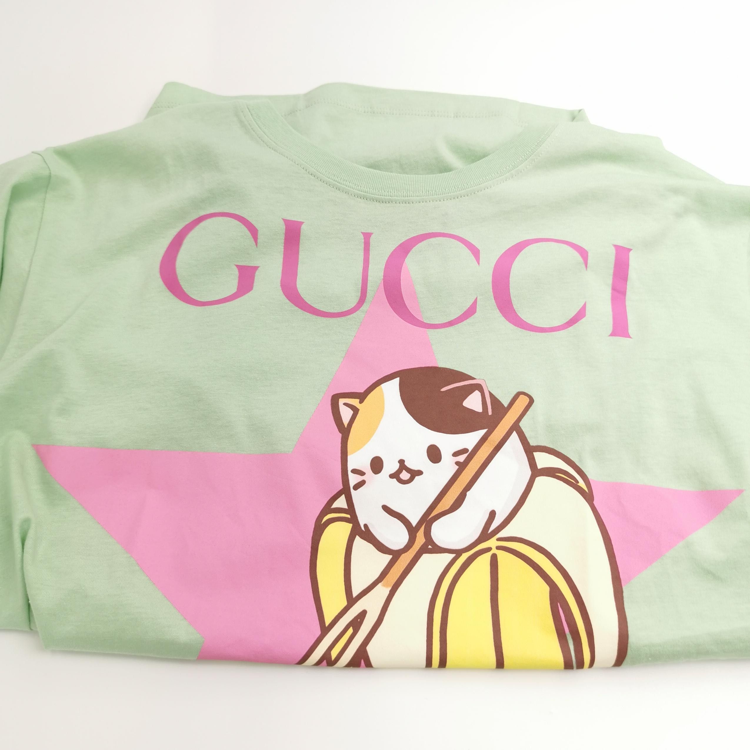 Gucci Gucci x Bananya Print Logo T-Shirt Size XS Size US XS / EU 42 / 0 - 3 Thumbnail