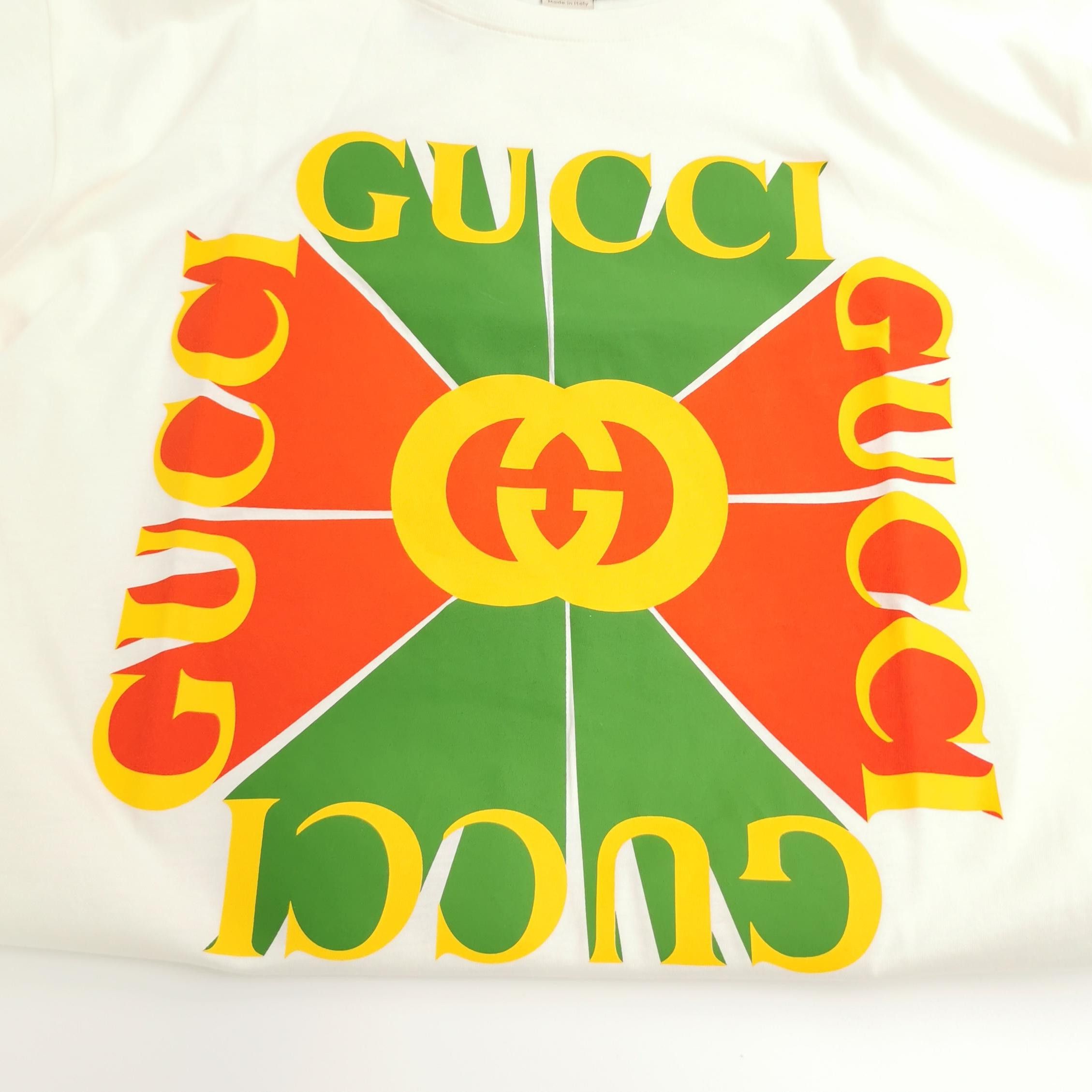 Gucci Gucci Graphic Logo T-Shirt Size M Size US M / EU 48-50 / 2 - 3 Thumbnail