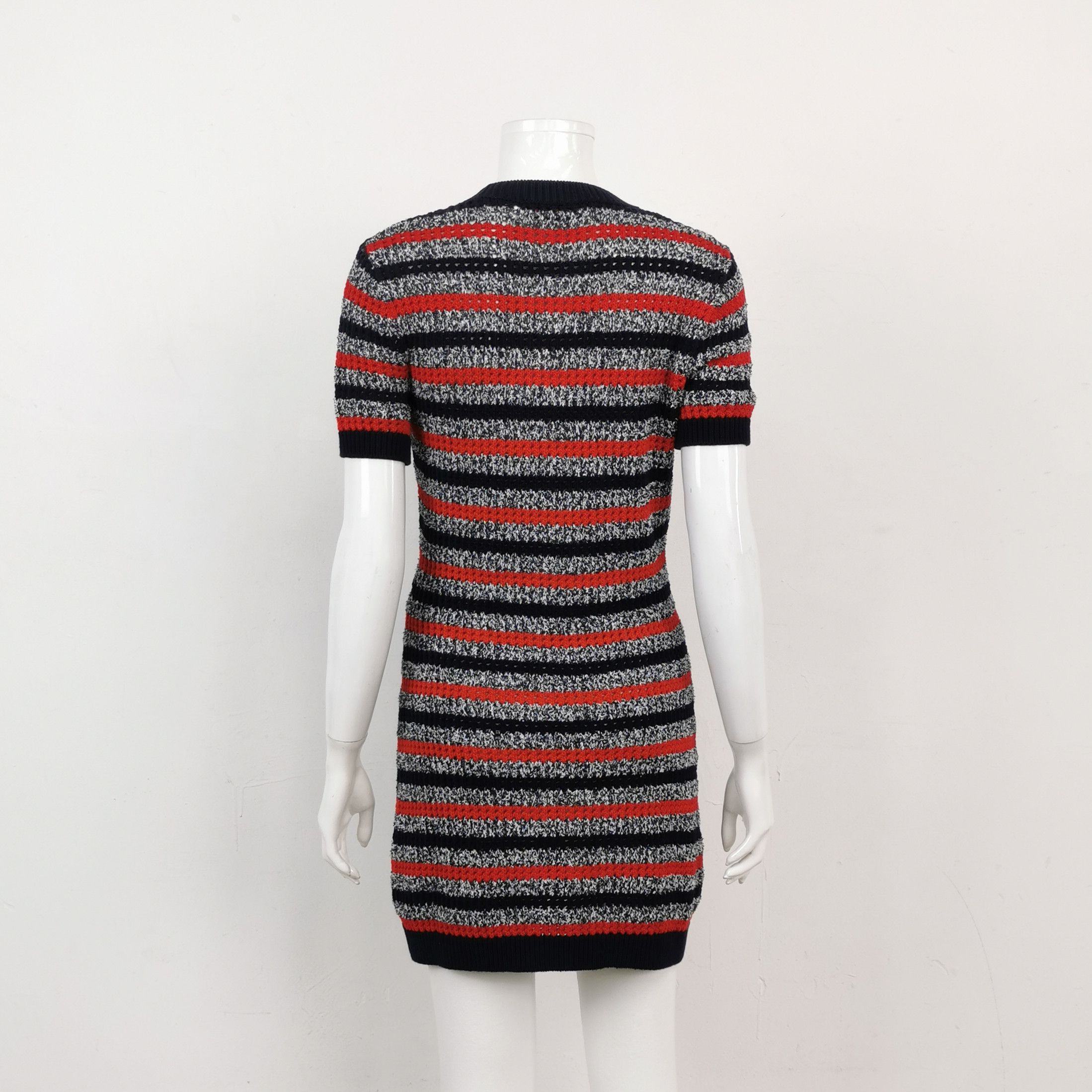 Gucci Gucci Striped Knit Mini Dress Size S Size S / US 4 / IT 40 - 2 Thumbnail