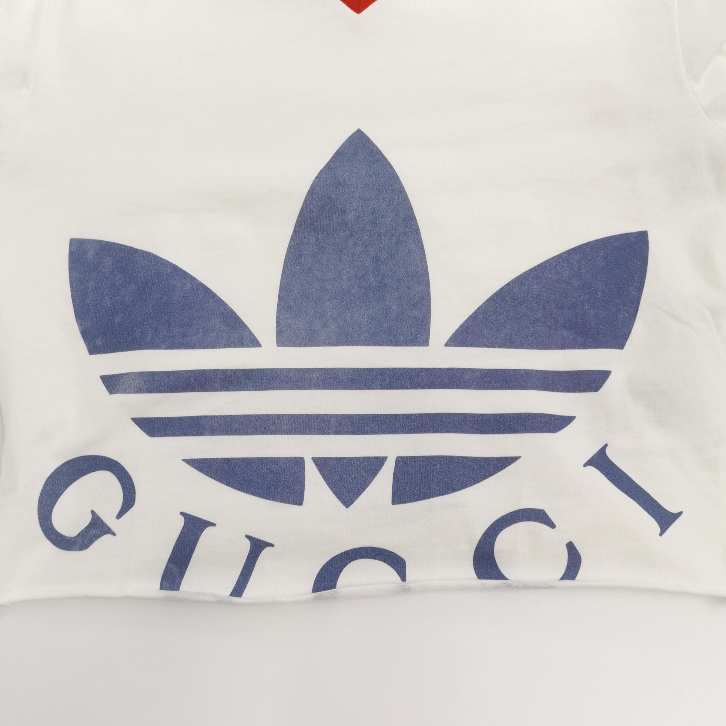 Gucci Gucci x Adidas Logo T-Shirt Size XS Size XS / US 0-2 / IT 36-38 - 3 Thumbnail