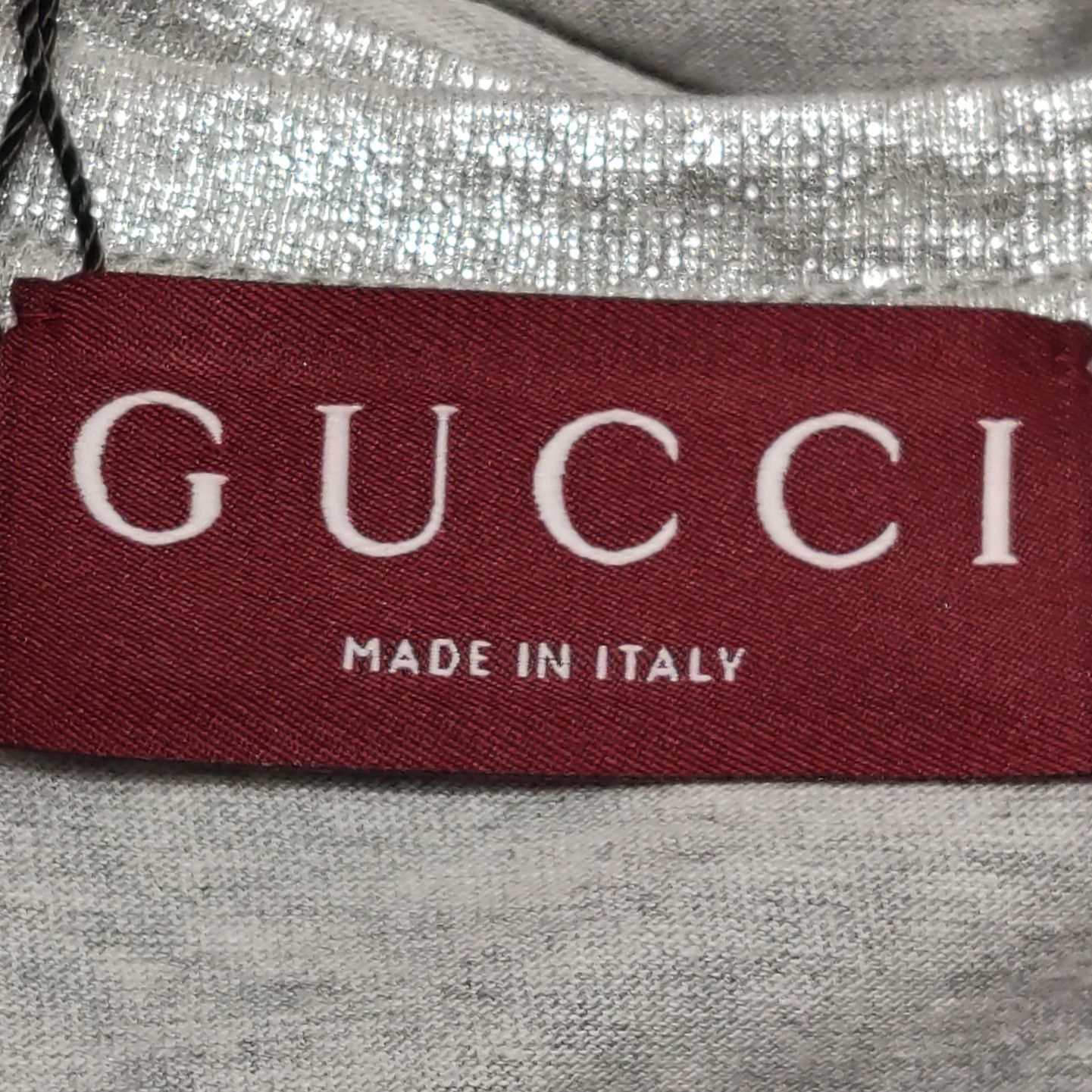 Gucci Gucci Metallic Logo T-Shirt Size M Size US M / EU 48-50 / 2 - 5 Thumbnail