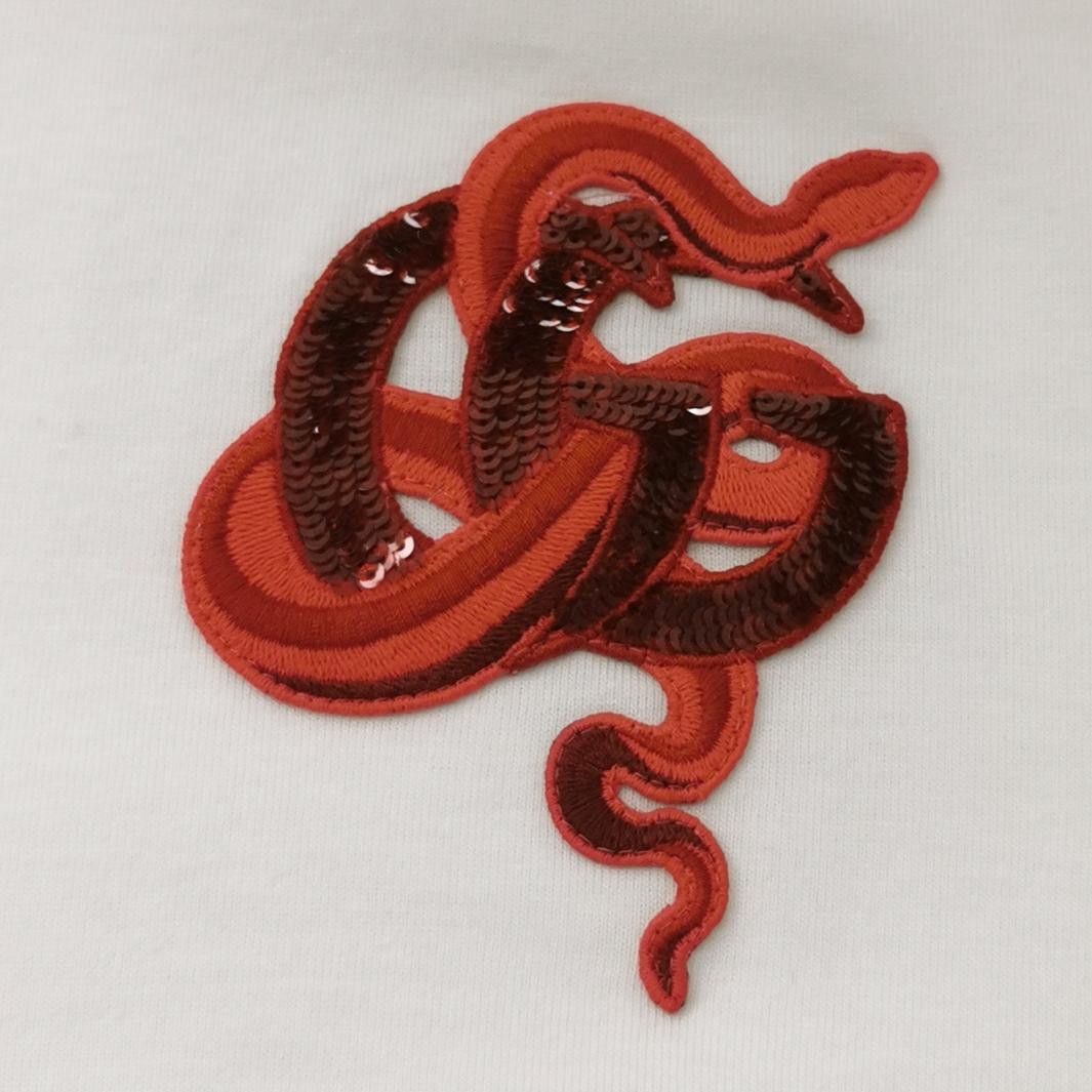 Gucci Gucci Embroidered Snake Ringer T-Shirt Size S Size US S / EU 44-46 / 1 - 3 Thumbnail