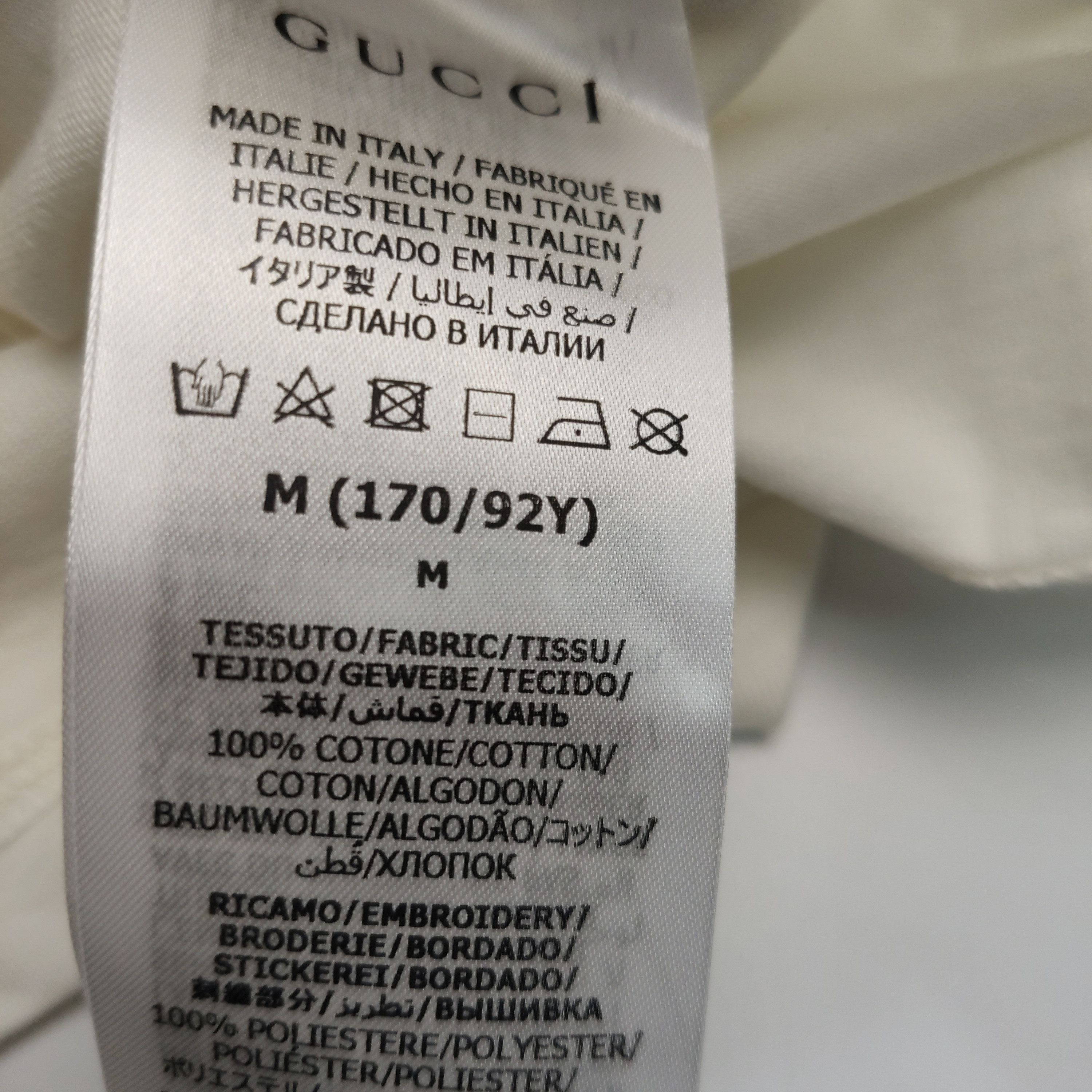 Gucci Gucci Graphic Logo T-Shirt Size M Size US M / EU 48-50 / 2 - 7 Thumbnail